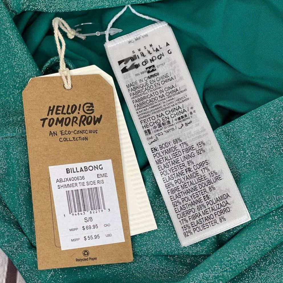 Billabong NWT Billabong Shimmer Side Bikini Bottoms Women's Size S/8 Size S / US 4 / IT 40 - 5 Thumbnail
