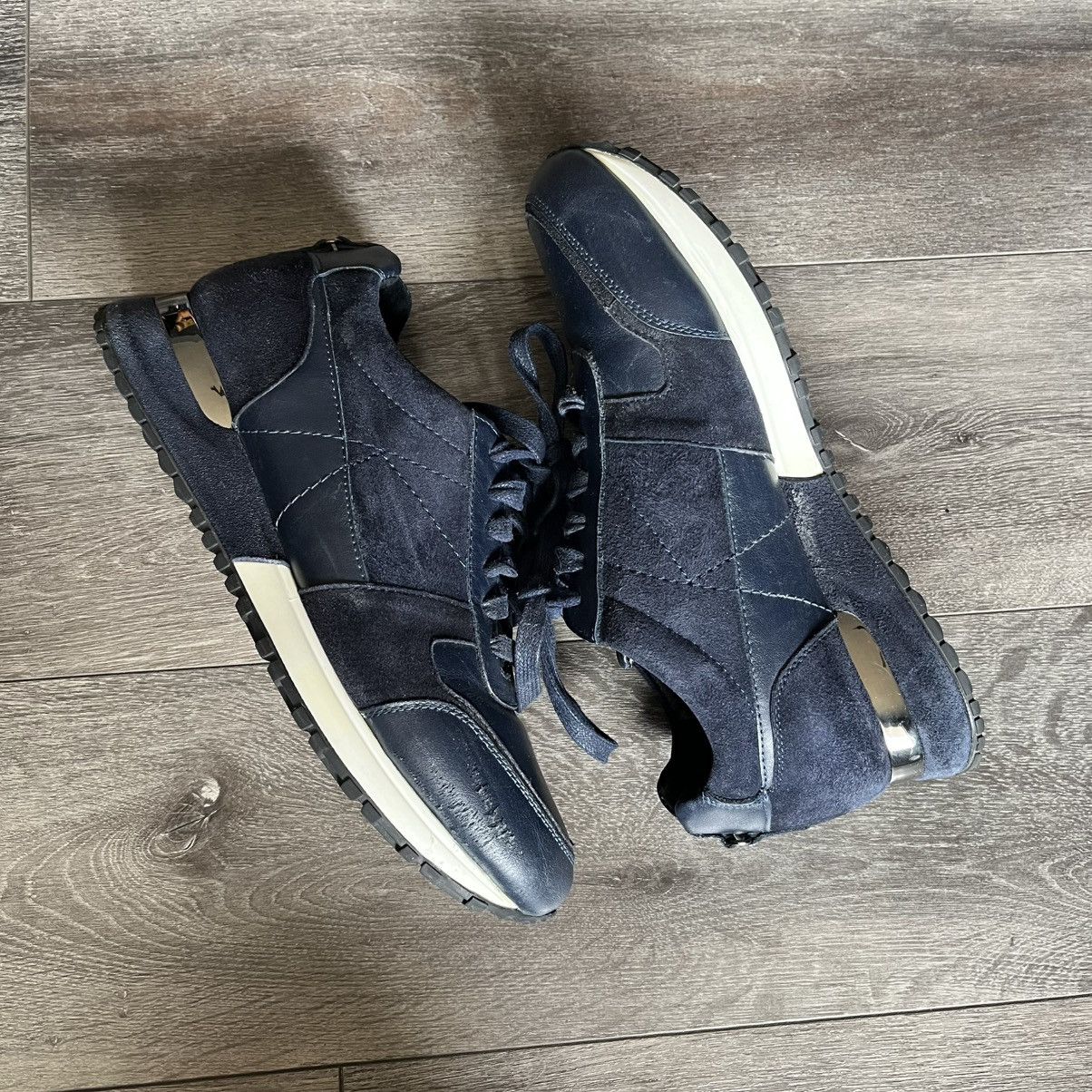 Other Marc Nolan Ash Navy Suede Leather Trainers Runners Shoes Size US 8 / EU 41 - 2 Thumbnail