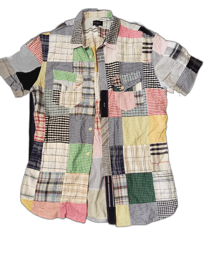 Paul Smith Paul Smith Patchwork Short Sleeve Shirt Size US L / EU 52-54 / 3 - 1 Thumbnail