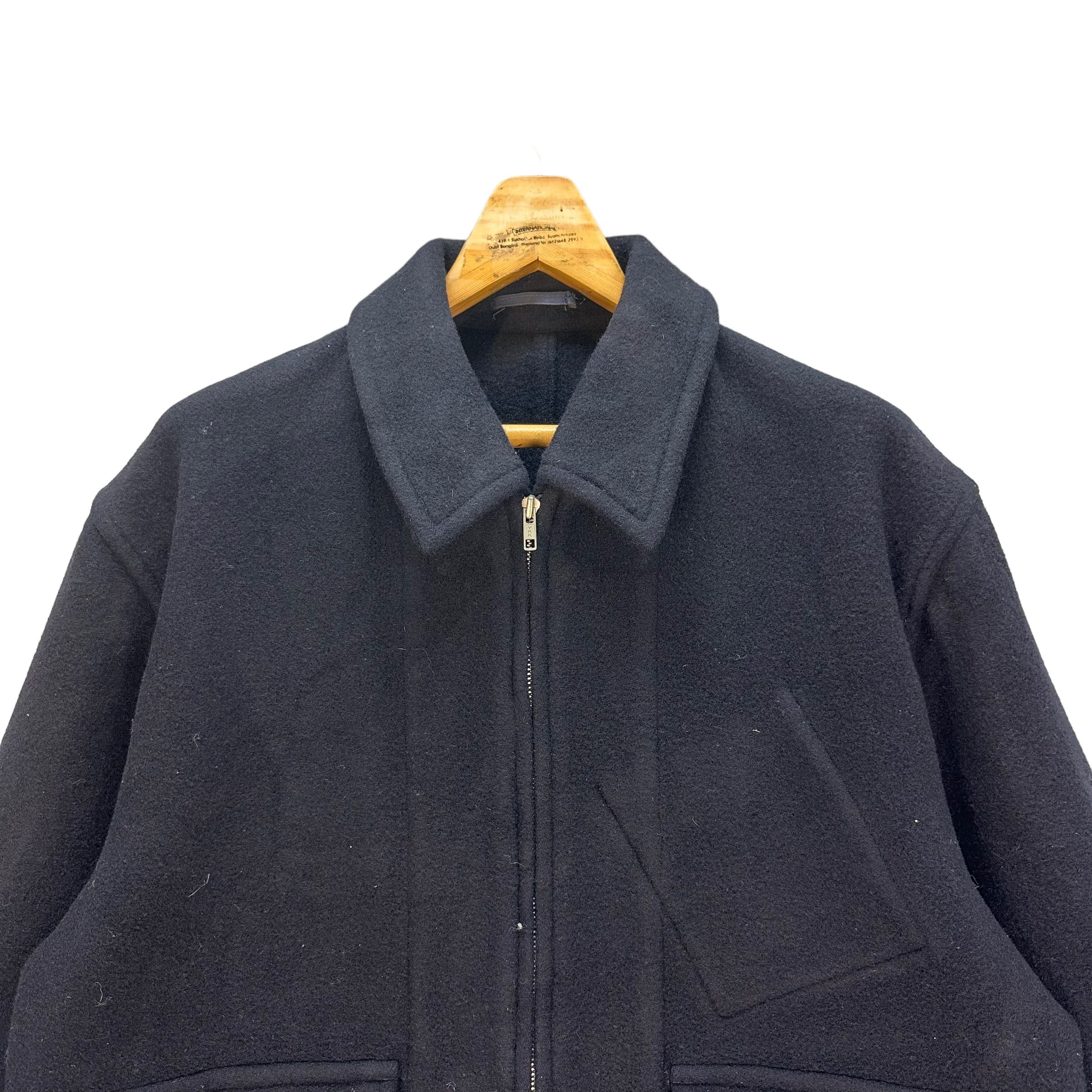 Comme des Garcons Homme RARE💥 CDG HOMME AD1994 WOOL ZIPPER JACKET #8280-221 Size US M / EU 48-50 / 2 - 2 Thumbnail
