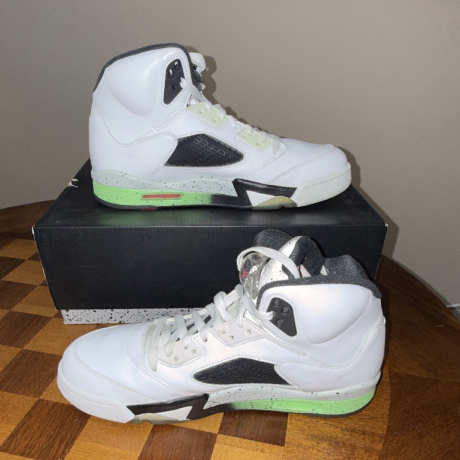 Nike Jordan Air Jordan 5 Retro Pro Stars White Black OG BOX M11 Size US 11 / EU 44 - 2 Thumbnail