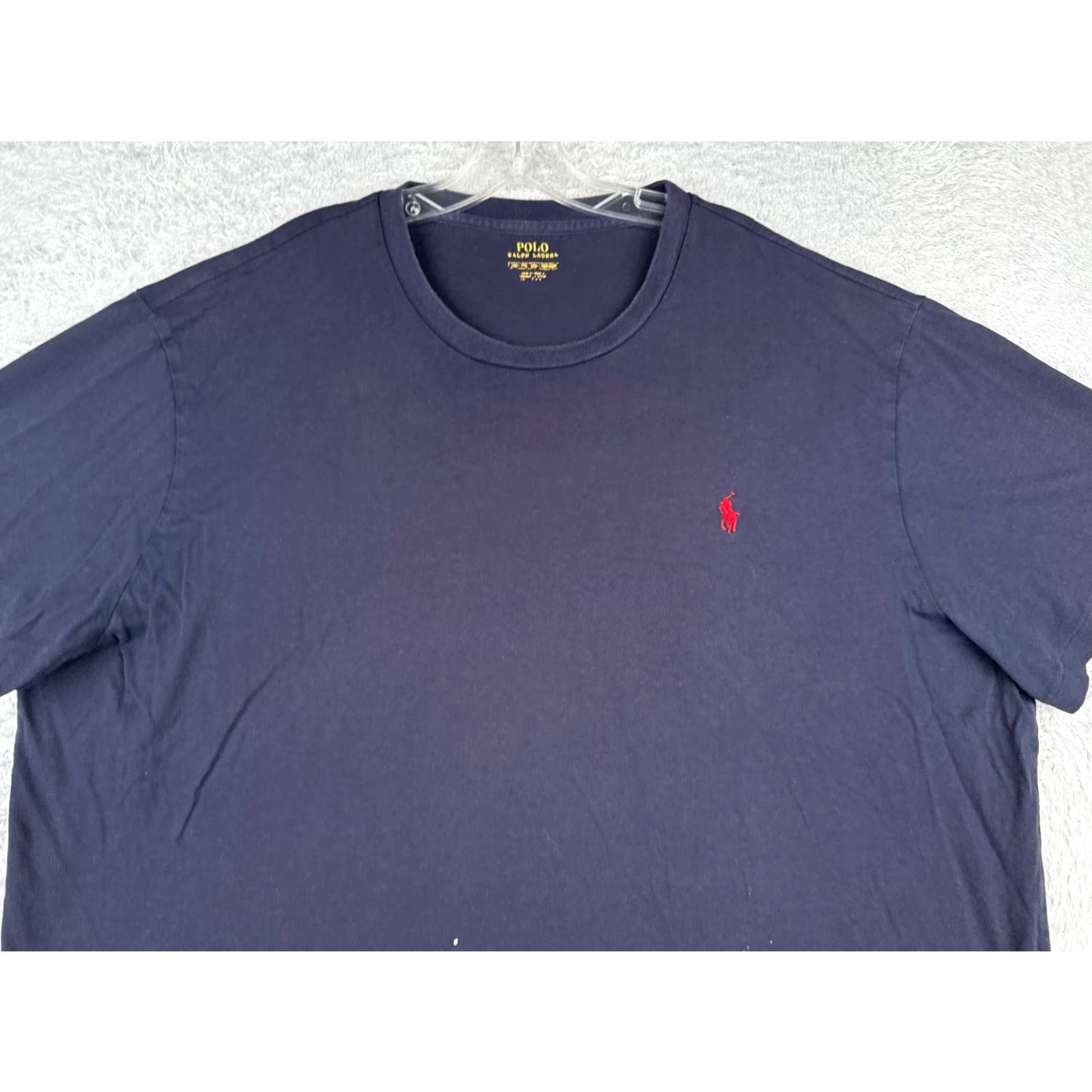 Ralph Lauren VINTAGE Ralph Lauren Polo Shirt Men Big & Tall XL XL Blue 100% Cotton Crew Neck; Short Sleeve, Jersey, Embroidered Logo, Button, Read Sold As Is Size US XXL / EU 58 / 5 - 4 Thumbnail