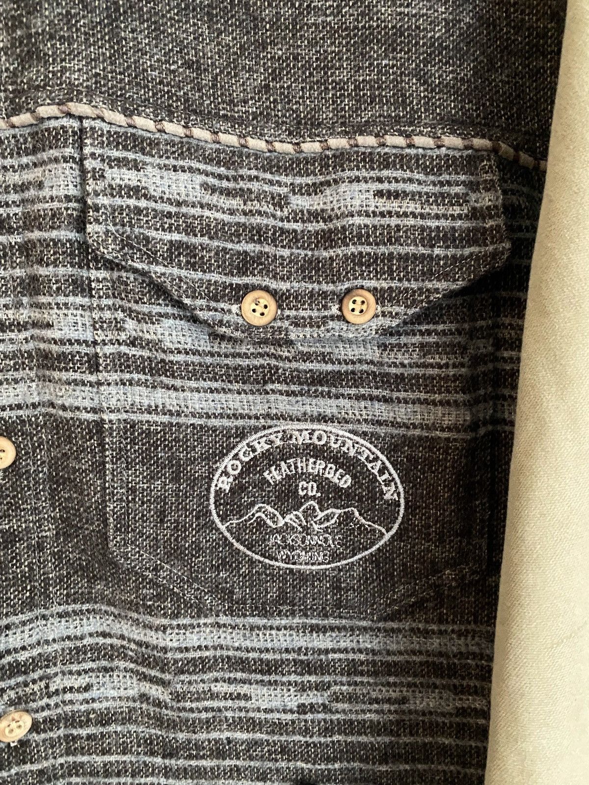 Flannel × Vintage American Vintage Flannel Wool Shirt 90s “Rocky Mountain” Size US S / EU 44-46 / 1 - 7 Thumbnail