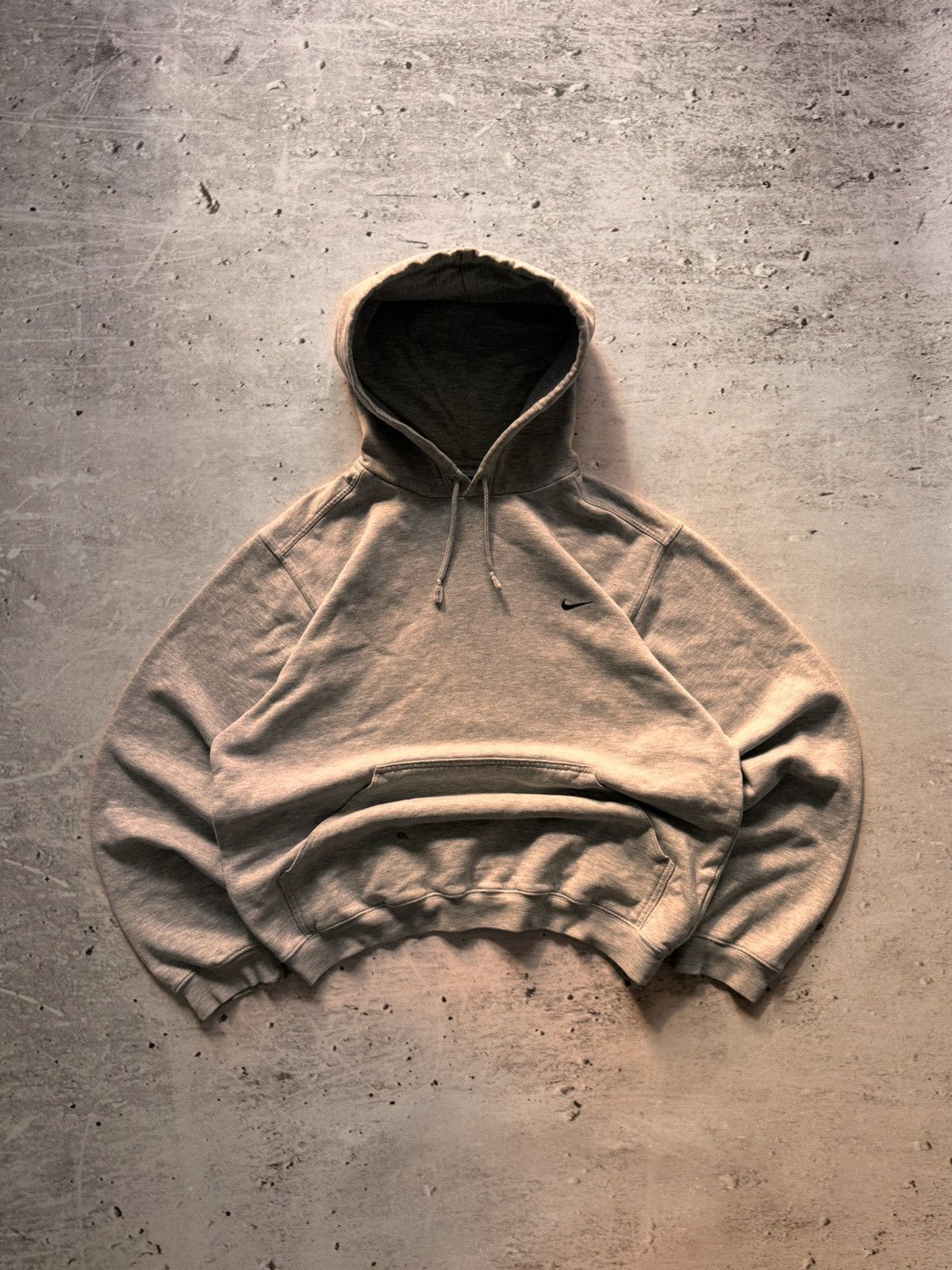 Nike × Vintage NIKE VINTAGE BASIC LOGO OVERSIZE BOXY HOODIE Size US S / EU 44-46 / 1 - 1 Thumbnail
