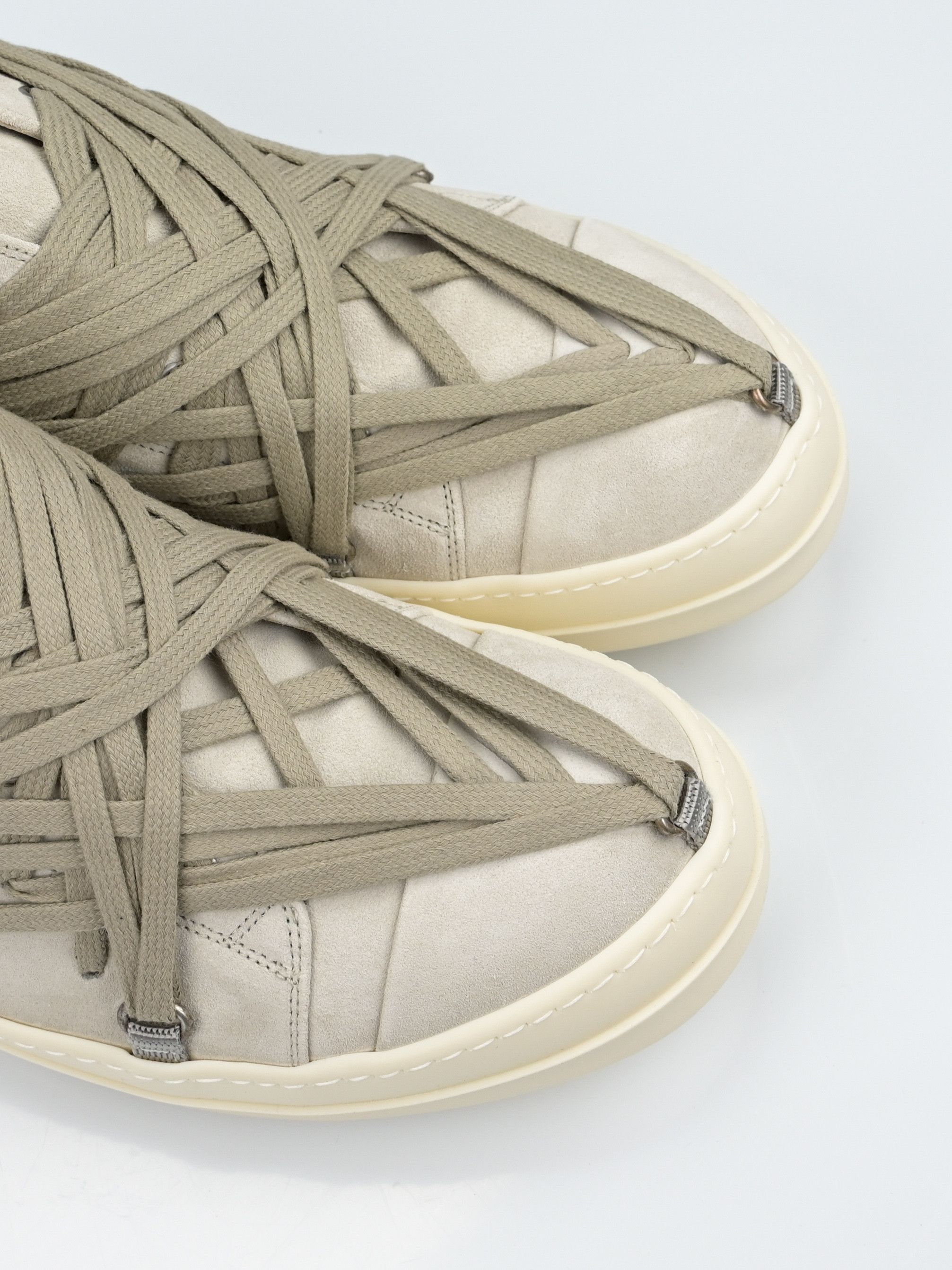 Rick Owens Megalace Suede Low Top Ramones Size US 10 / EU 43 - 11 Thumbnail