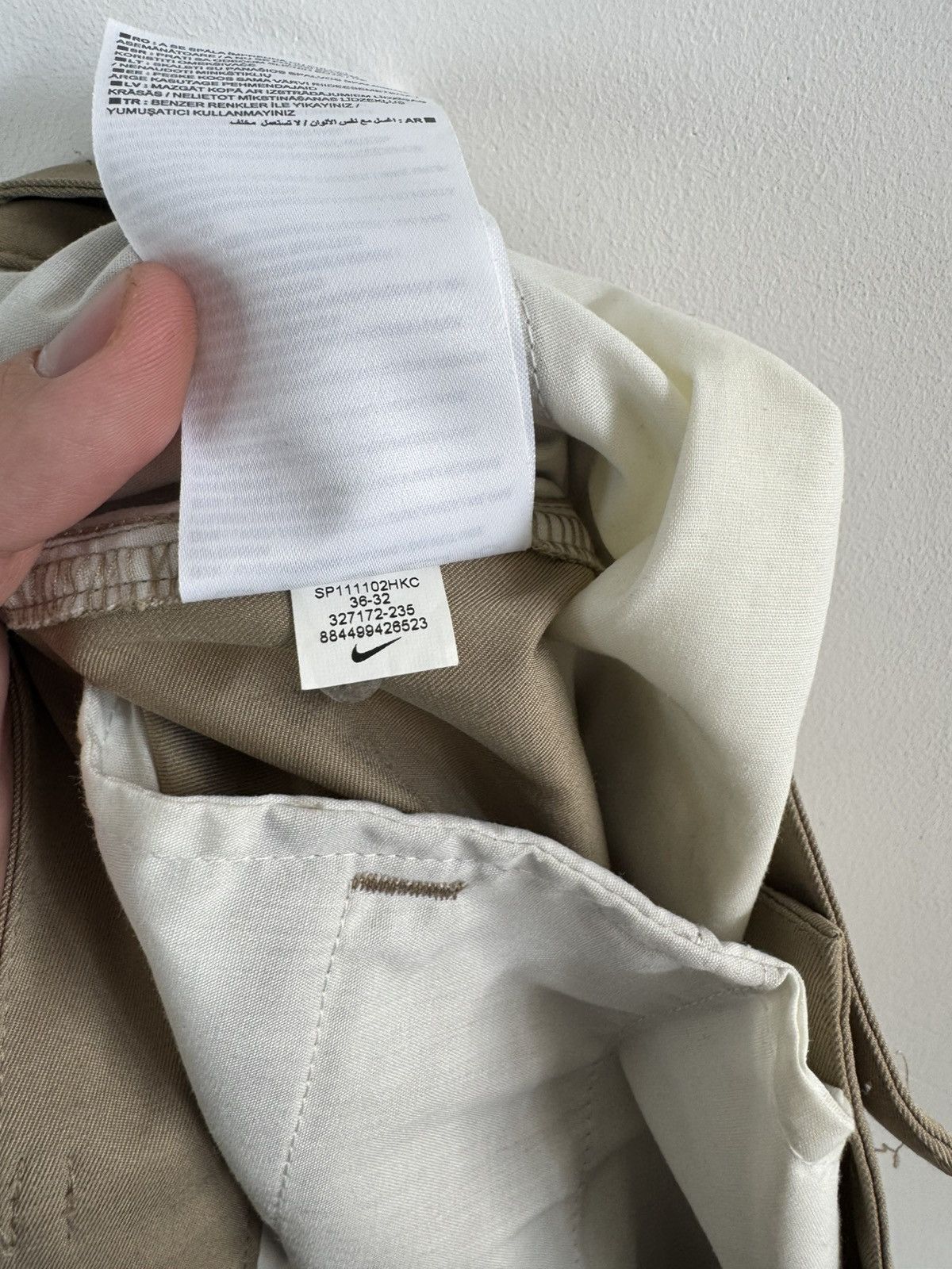 Nike Vintage Nike Golf Beige Classic Pants Size US 36 / EU 52 - 6 Thumbnail