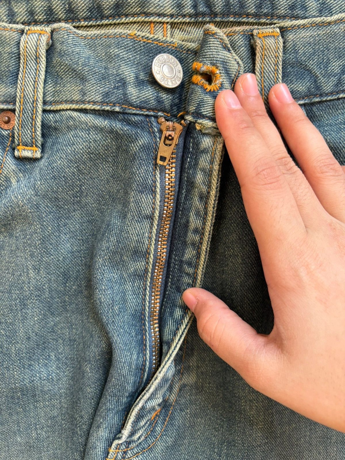Japanese Brand Vintage Japanese Brand Rusty Mud Wash Loose Baggy Jeans Size US 34 / EU 50 - 3 Thumbnail
