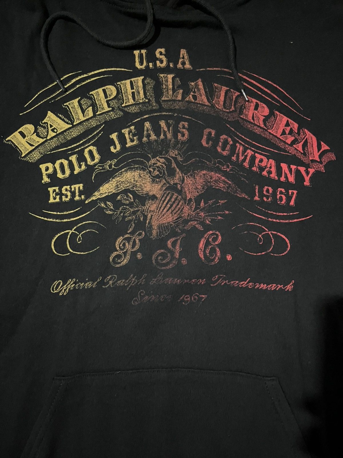 Ralph Lauren Rare Item!!! Ralph Lauren Polo Jeans Company Hoodie Size US M / EU 48-50 / 2 - 2 Thumbnail