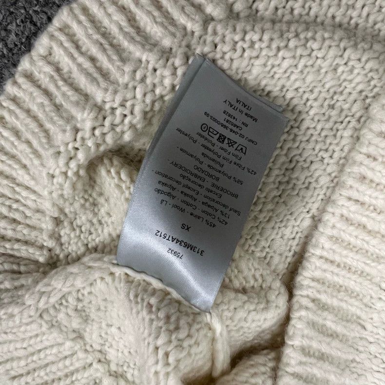 Dior Dior ERL High Neck Knitted Sweater-2506 Size XS / US 0-2 / IT 36-38 - 7 Thumbnail