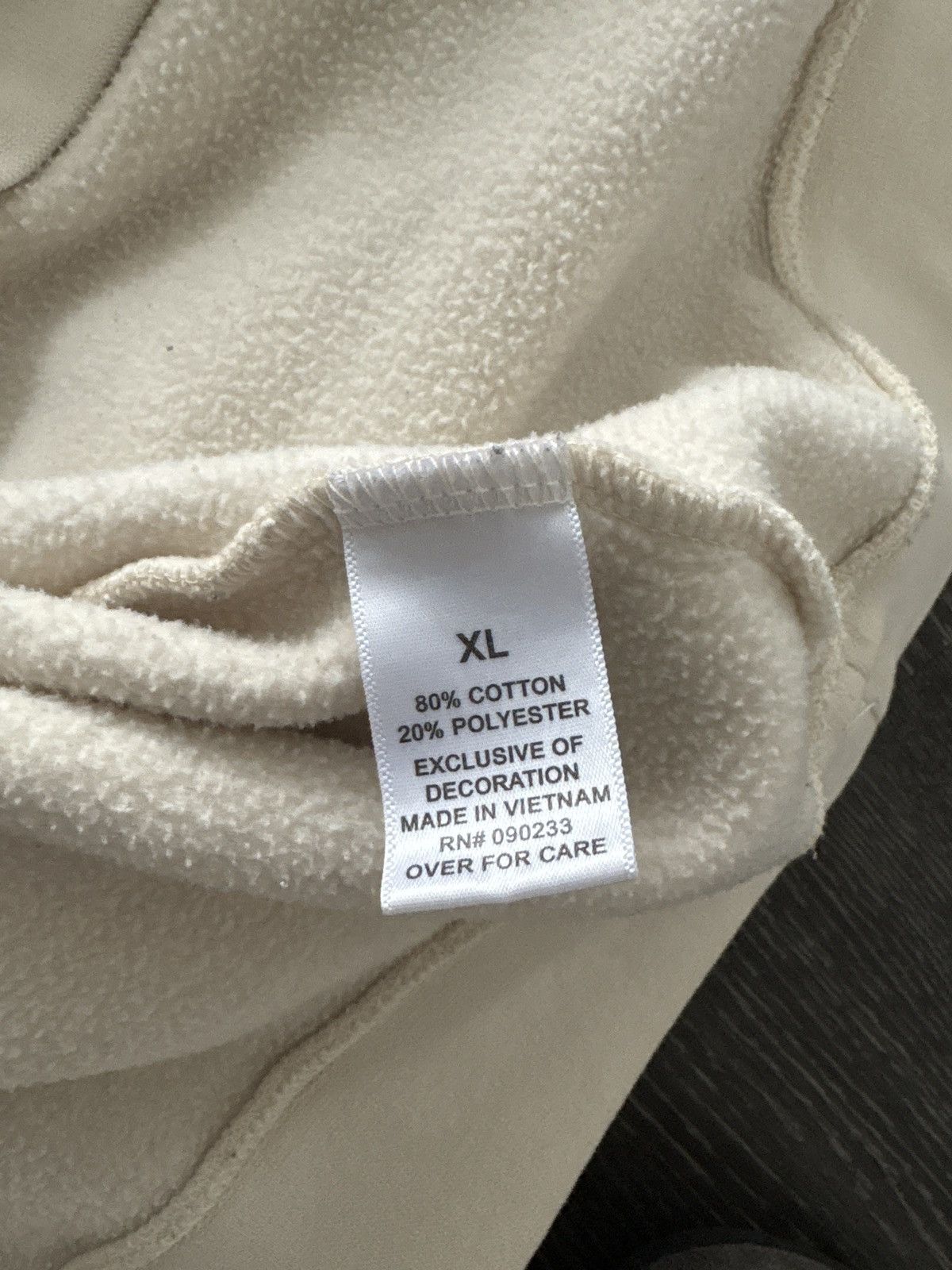 Cream Essentials Hoodie Size XL SS21