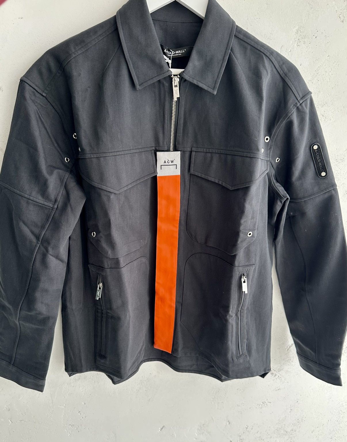 A-COLD-WALL* A-COLD-WALL* Zip Jacket Black Logo Size US S / EU 44-46 / 1 - 2 Thumbnail