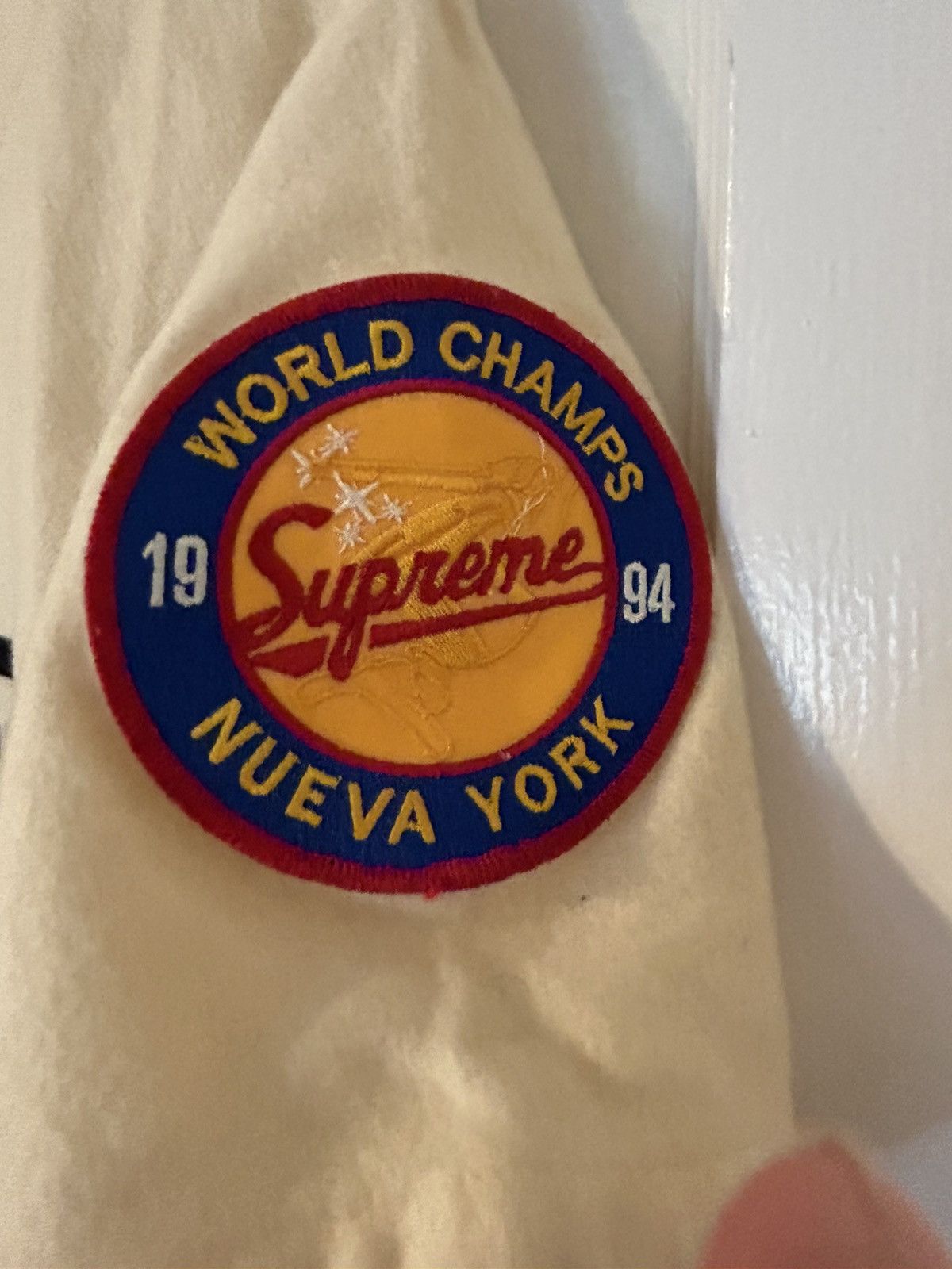 Mitchell & Ness × Supreme Supreme Mitchell & Ness Baseball Jersey Size US XXL / EU 58 / 5 - 6 Thumbnail