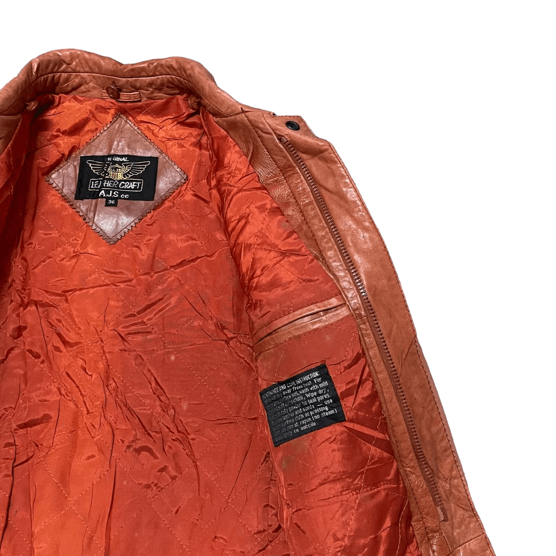 Japanese Brand Vintage Leather Jacket Size US S / EU 44-46 / 1 - 7 Thumbnail