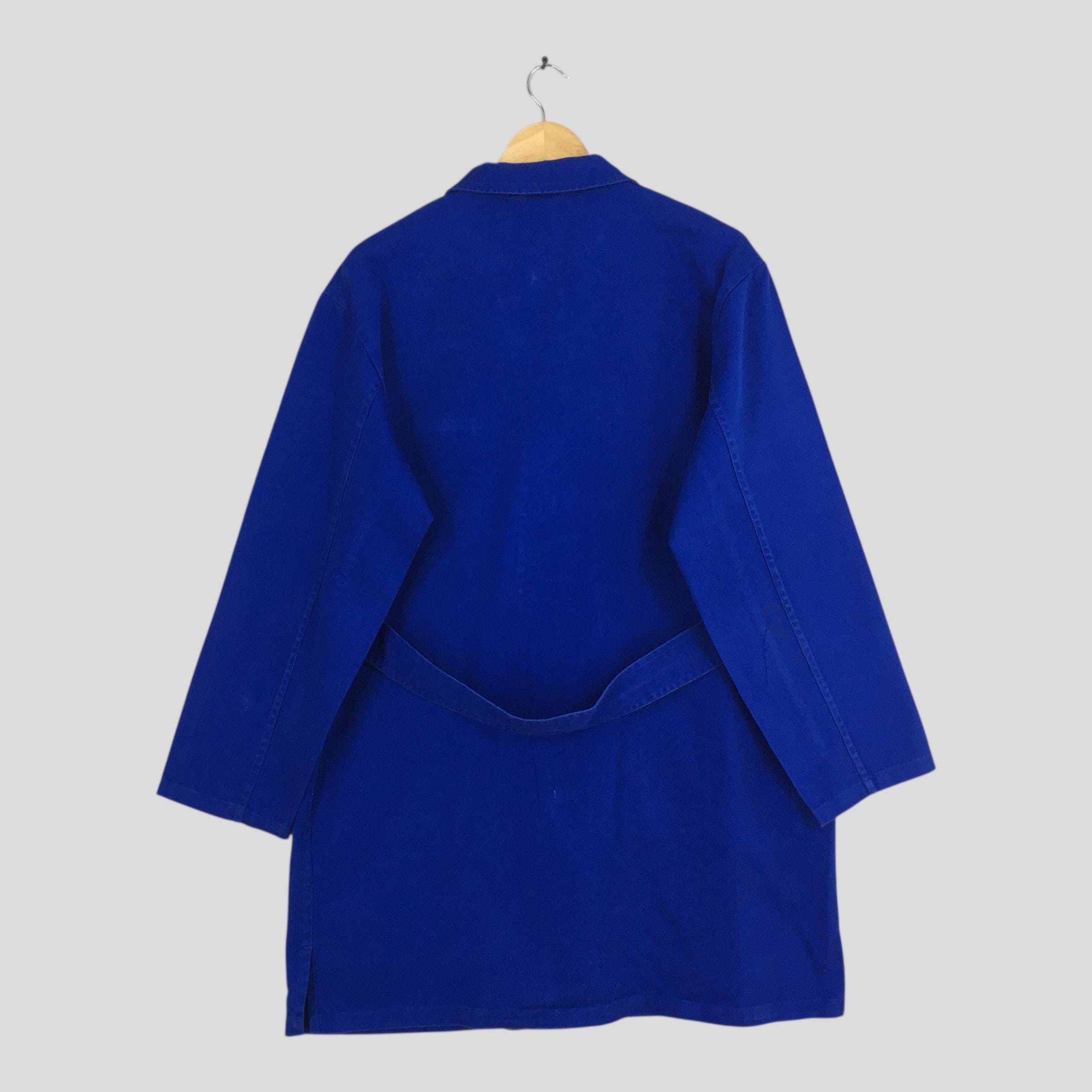 Le Laboureur 80s Cotton Frenchwork Sanforized Indigo Blue Jacket Large Size US L / EU 52-54 / 3 - 9 Thumbnail