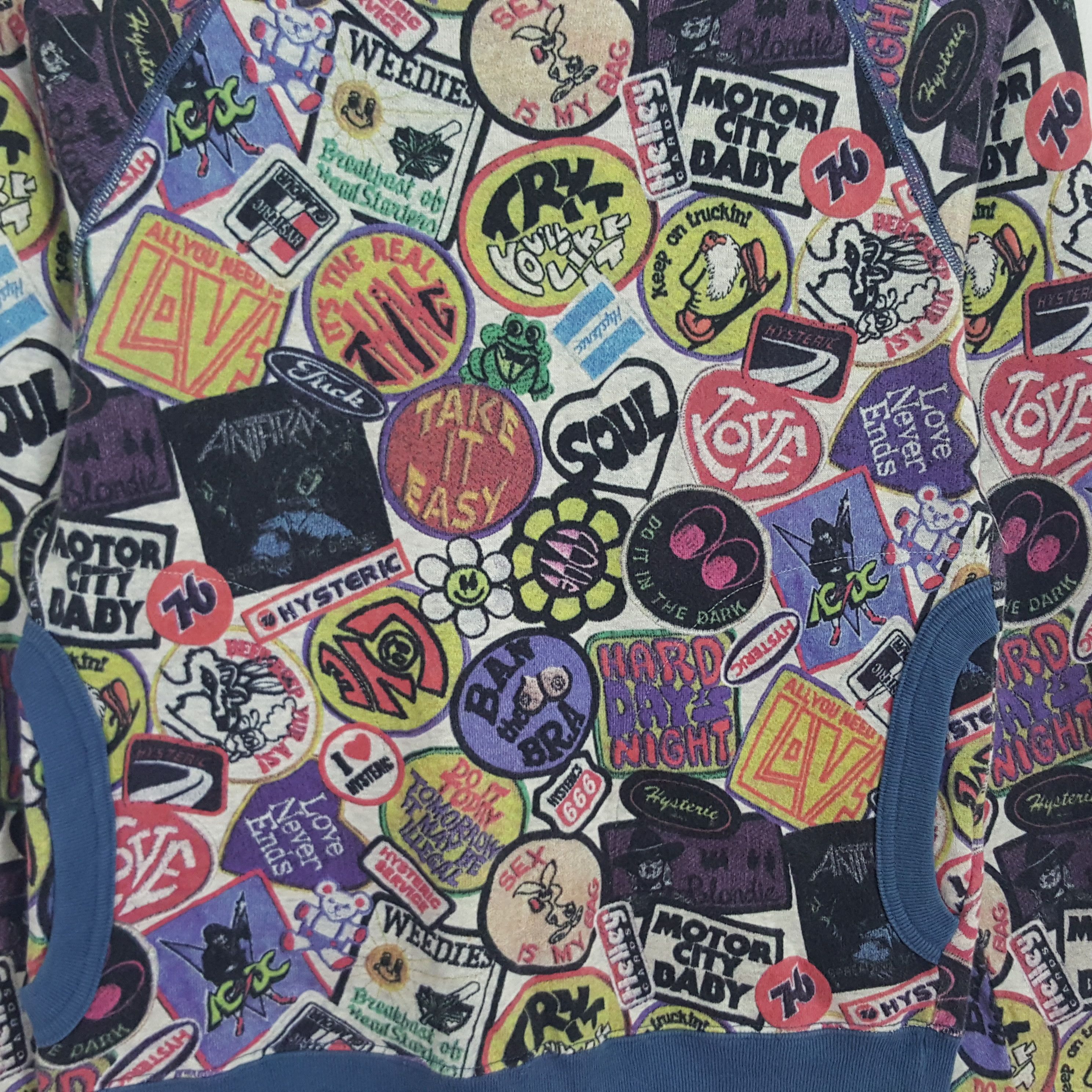 Hysteric Glamour × Vintage Vintage Hysteric Glamour Overprinted Sweatshirt Size XS / US 0-2 / IT 36-38 - 2 Thumbnail