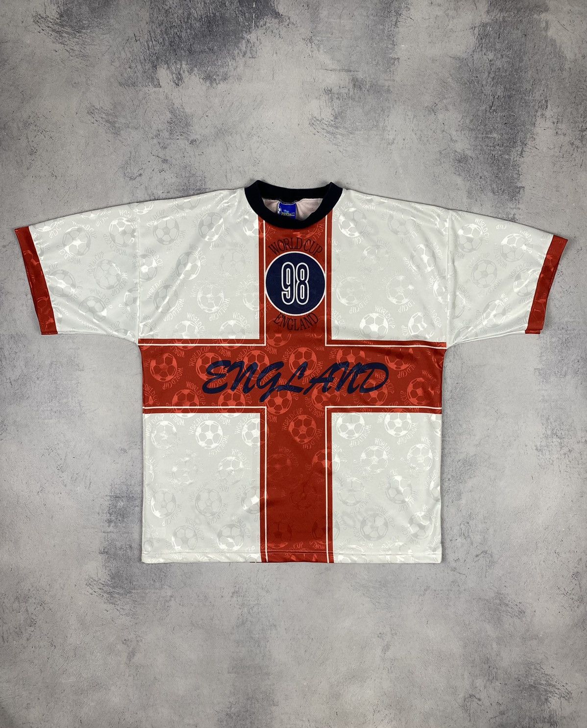 Vintage Vintage England World Cup 1998 Fan Football Jersey Size US XL / EU 56 / 4 - 2 Thumbnail