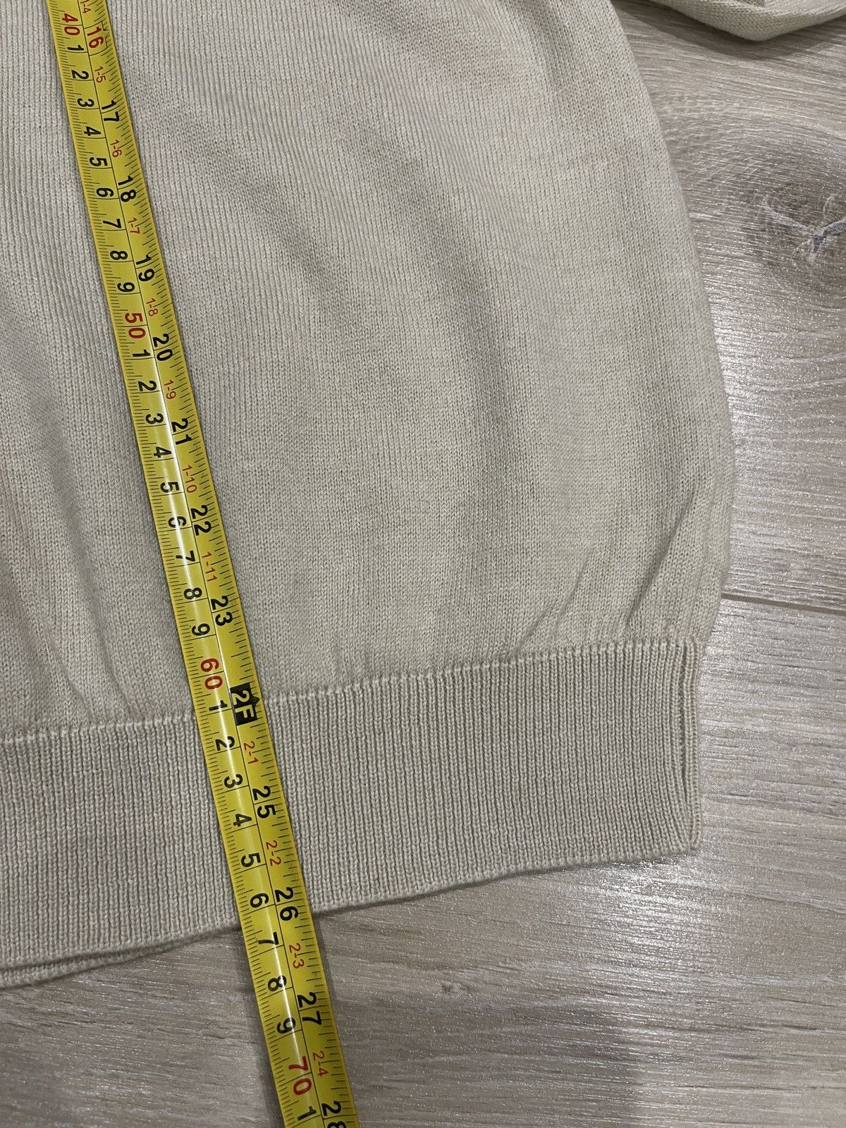 Calvin Klein Light beige wool sweater calvin klein jumper m Size US M / EU 48-50 / 2 - 9 Thumbnail