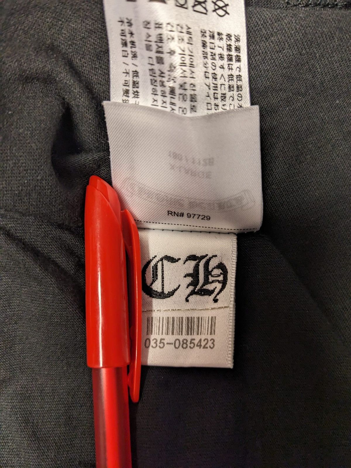 Chrome Hearts CHROME HEARTS NECK LOGO L/S T-SHIRT TEE LONG SLEEVE XL Size US XL / EU 56 / 4 - 5 Thumbnail