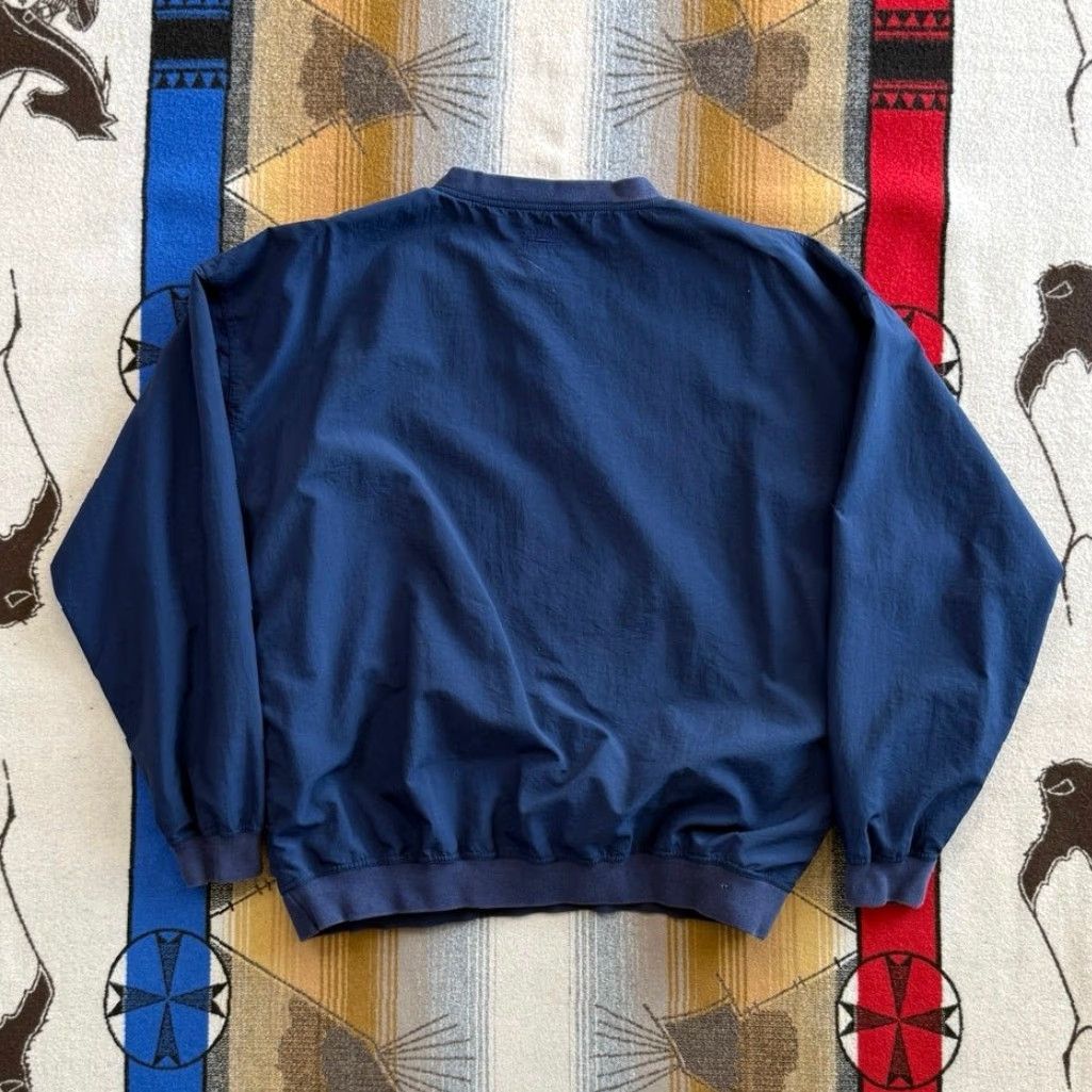 Vintage VINTAGE University Of Michigan Embroidered Pullover Windbreaker Jacket XL Men Blue Gear for Sports 90s College Sport Windbreaker Size US XL / EU 56 / 4 - 5 Thumbnail
