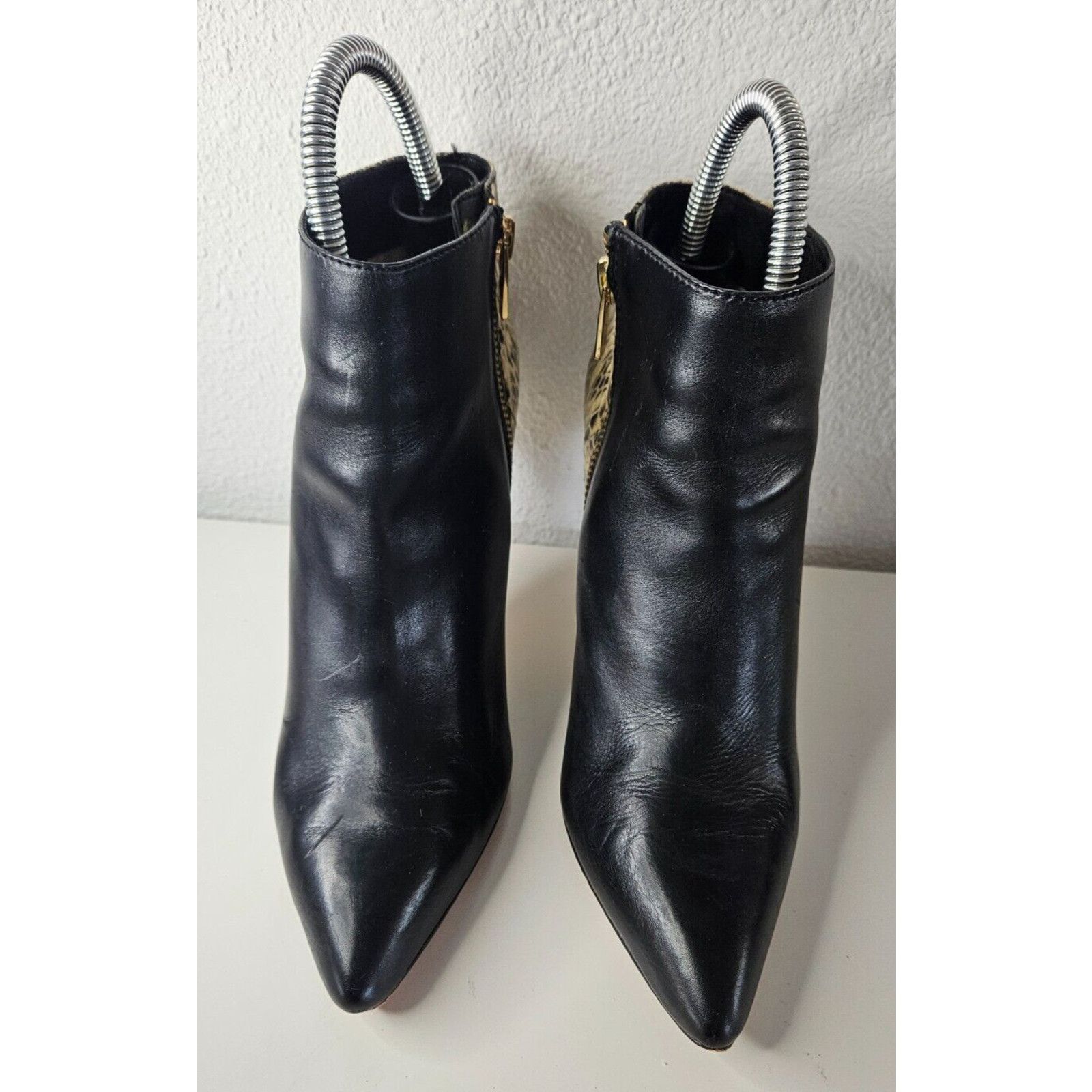 Vince Camuto Vince Camuto Women’s LeatherHeels – Black & Snake Print Sz 8 Size US 8 / IT 38 - 2 Thumbnail