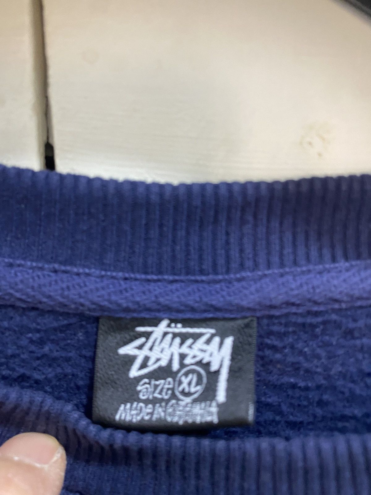 Stussy Stüssy Dadi sweatshirt, size XL, blue, with print, used Size US XL / EU 56 / 4 - 7 Thumbnail