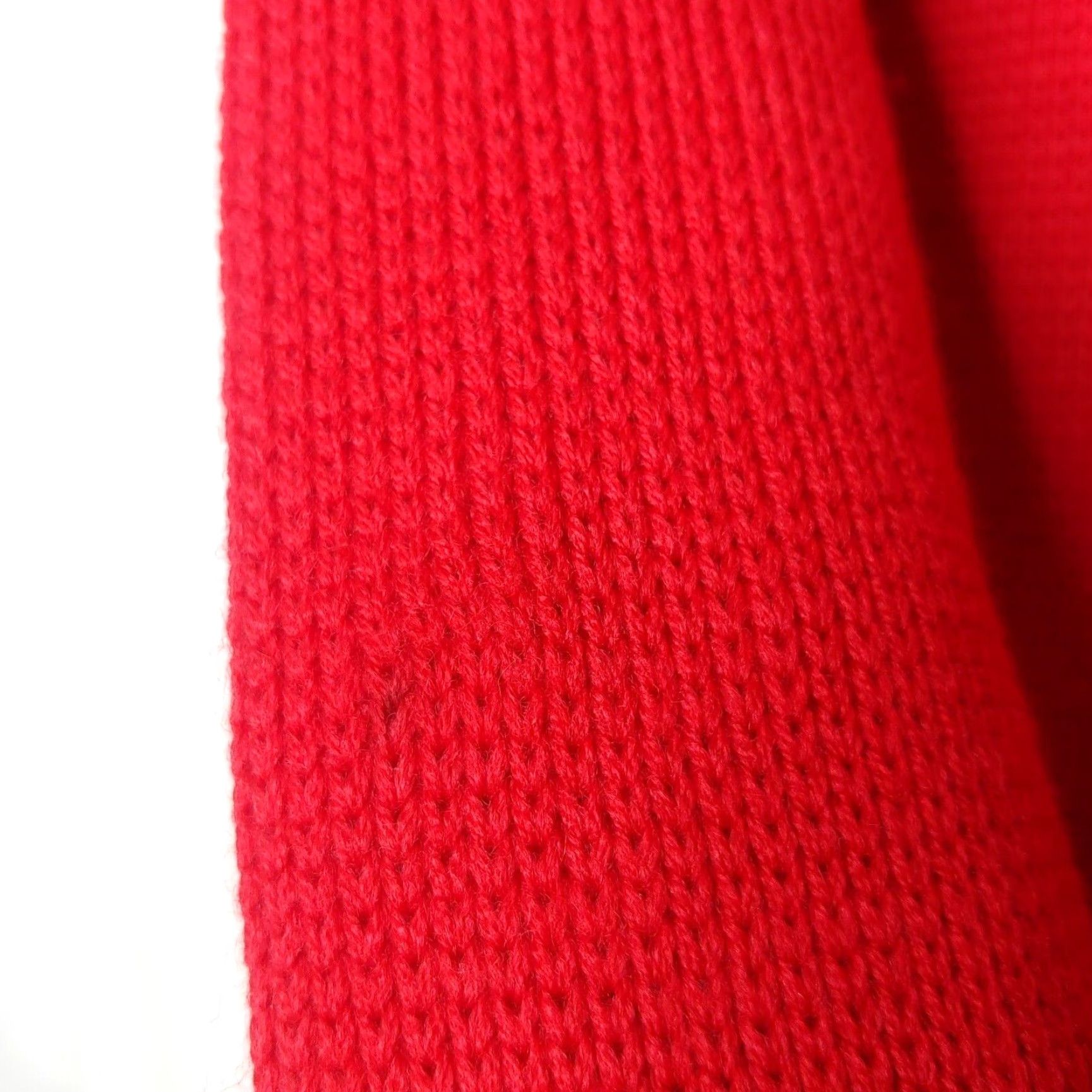 Vintage VINTAGE LeRoy Knitwear Cardigan Sweater S Red Virgin Wool Cardigan V Neck Button Size S / US 4 / IT 40 - 7 Thumbnail