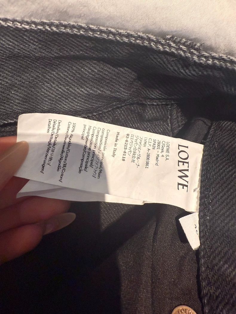 Loewe LOEWE Black jeans Size 30" / US 8 / IT 44 - 4 Thumbnail