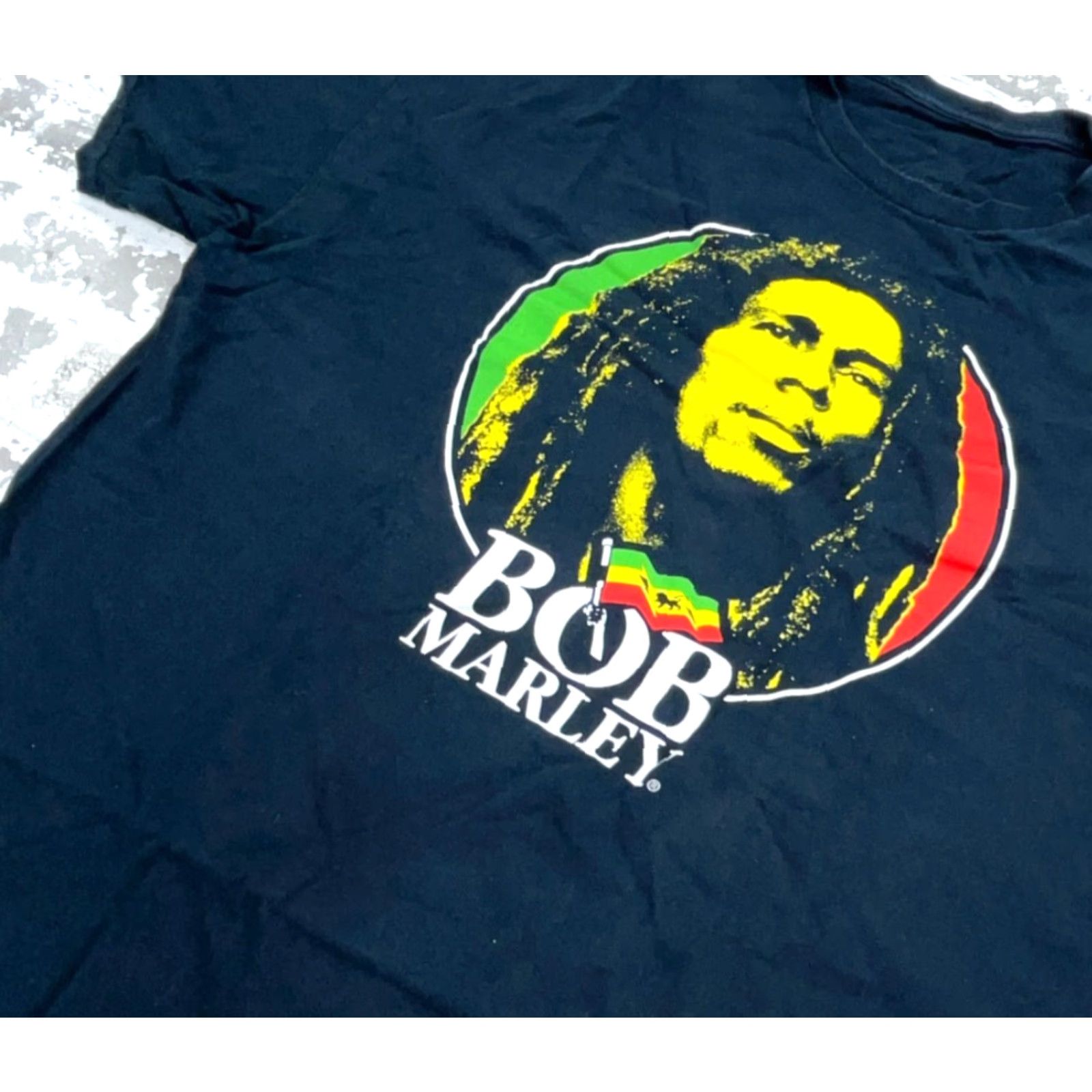 Vintage Bob Marley Shirt Men XL Black Band Tee Concert Tour Music Retro Hipster Adult Zion Logo Shirt Size US XL / EU 56 / 4 - 3 Thumbnail