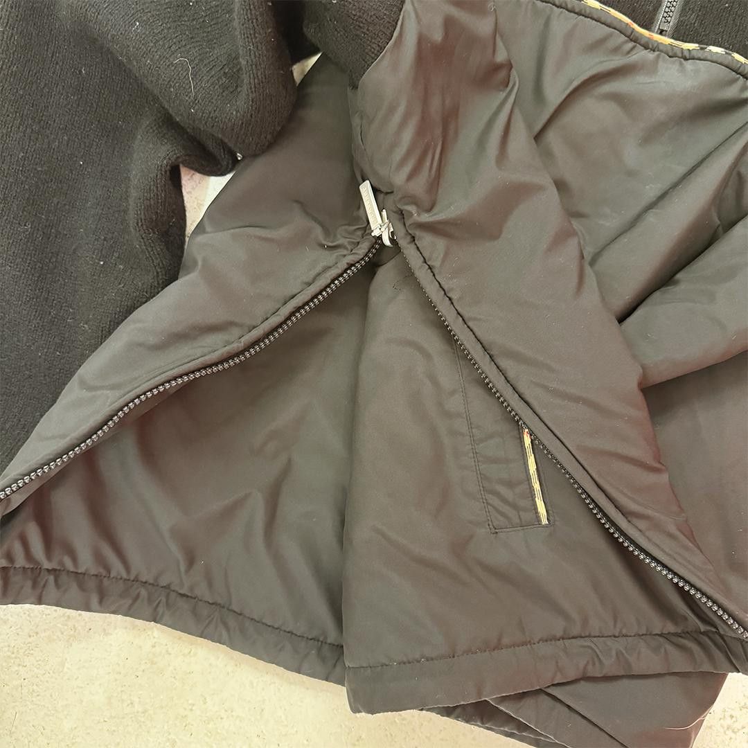 Burberry Burberry Reversible Black Half-Zip Fleece (L) Size US L / EU 52-54 / 3 - 3 Thumbnail