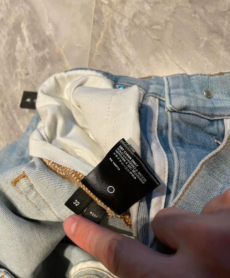 Amiri Amiri Fresh embroidered double-distressed blue jeans Size US 32 / EU 48 - 5 Thumbnail