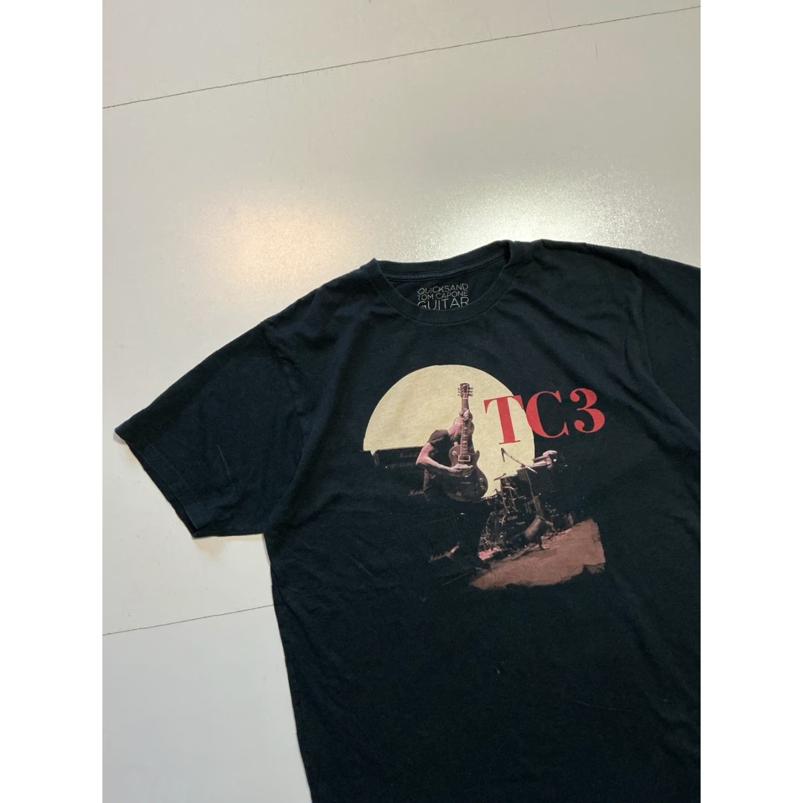 Vintage Quicksand T-Shirt Tom Capone Guitar TC3 Official Band Graphic Black LG Mens Modern Shirt Band Merch 90s Theme Size US L / EU 52-54 / 3 - 4 Thumbnail