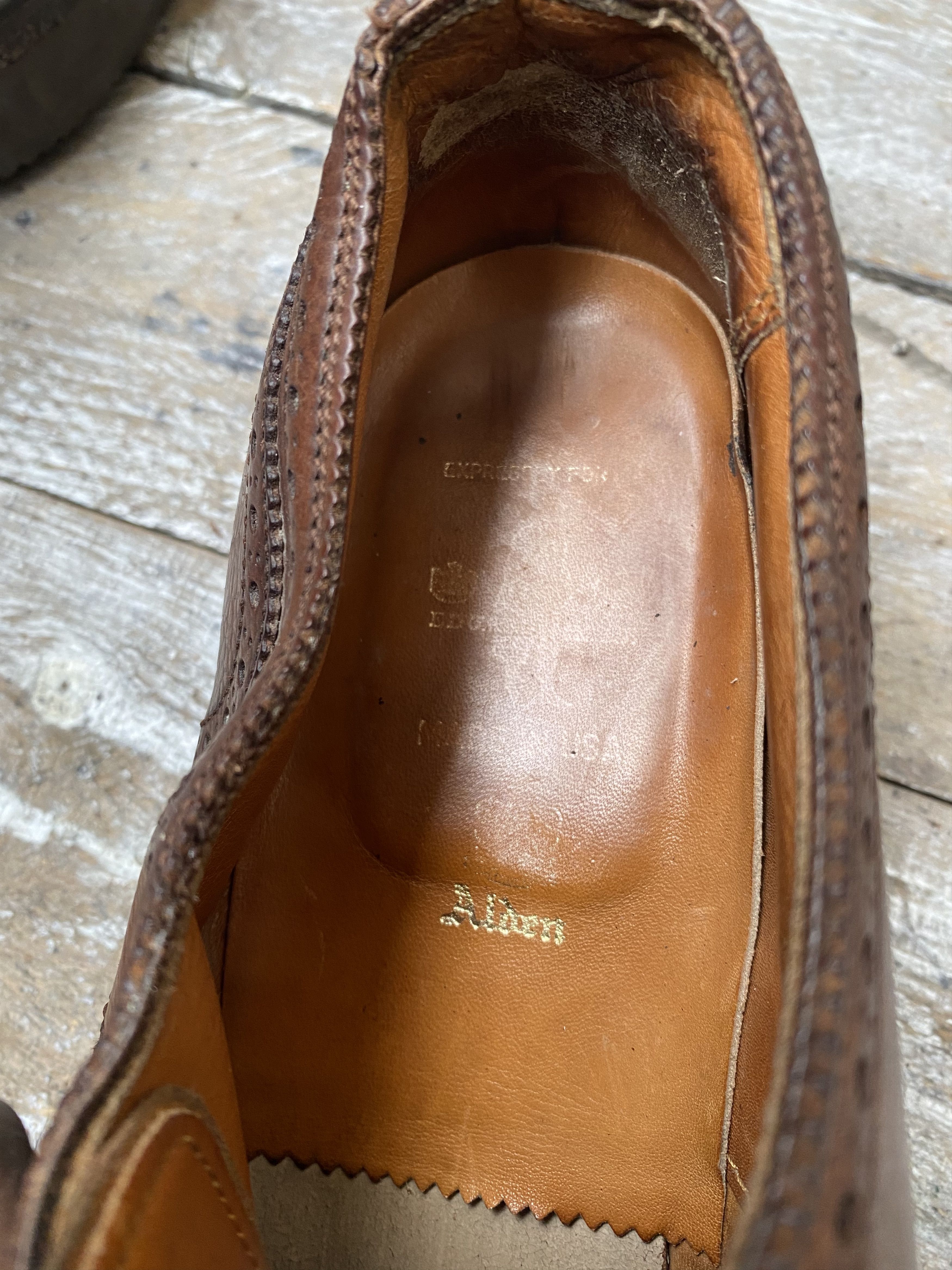 Alden Alden cap-toe oxford shell cordovan shoes Size US 8.5 / EU 41-42 - 13 Thumbnail