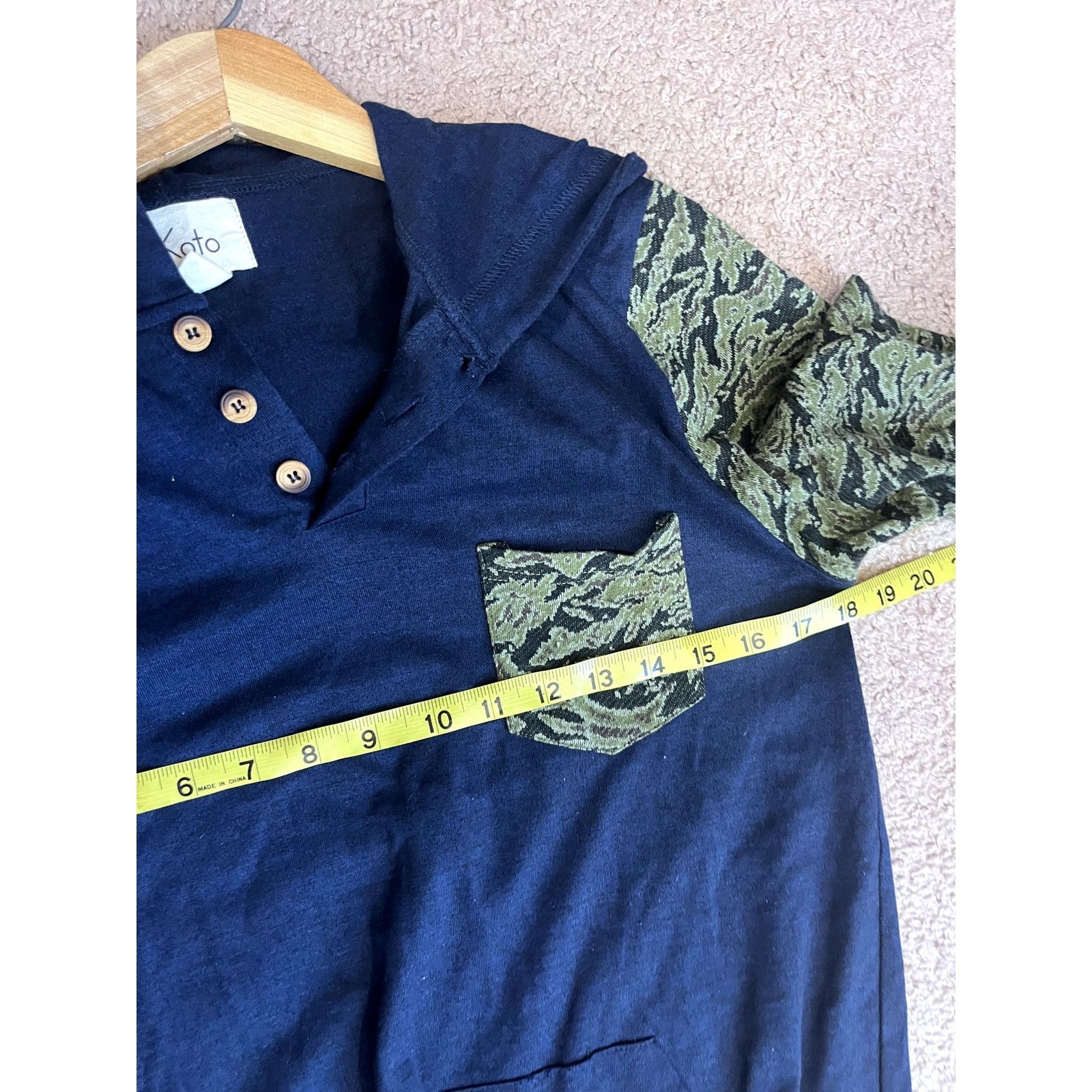 Koto Men's Camouflage Koto Hoodie Shirt S Size US S / EU 44-46 / 1 - 4 Thumbnail