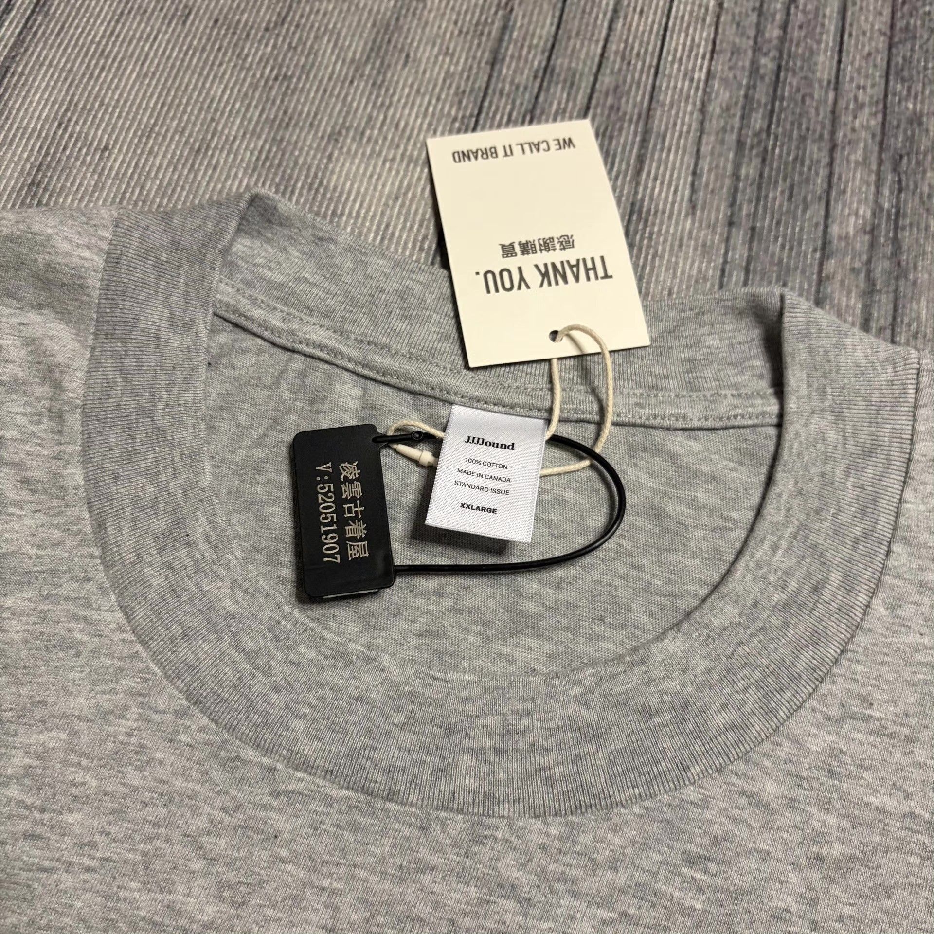 Jjjjound J90 Gray Short-Sleeve Pocket Tee/, Men's (Size Xxl) — image 3 of 6