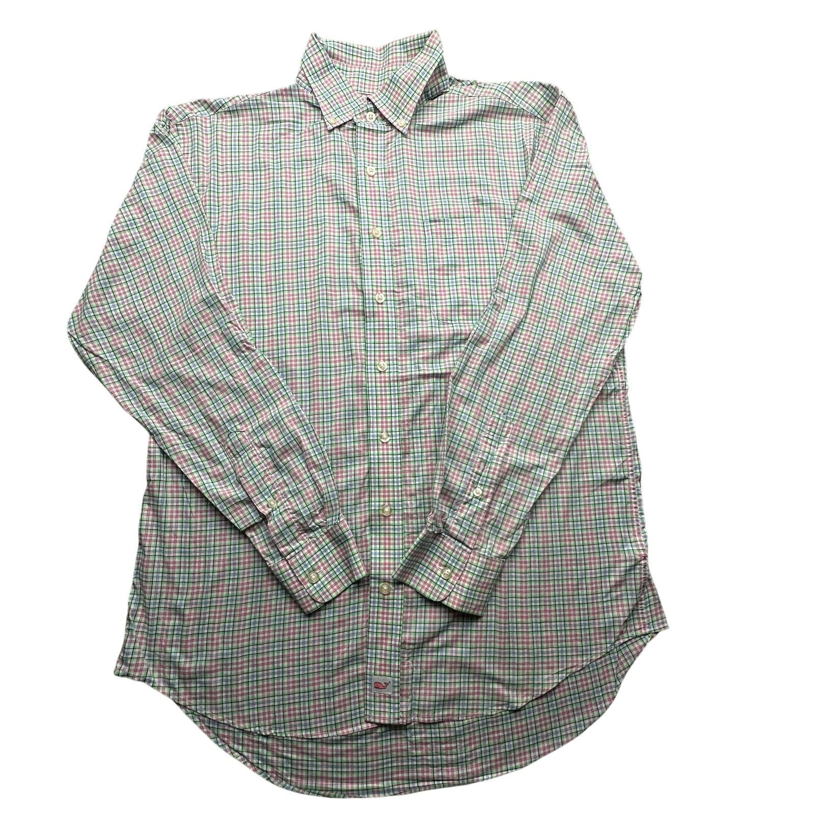 Vineyard Vines Vineyard Vines Classic Fit Murray Plaid Button Shirt Mens L Size US L / EU 52-54 / 3 - 1 Thumbnail