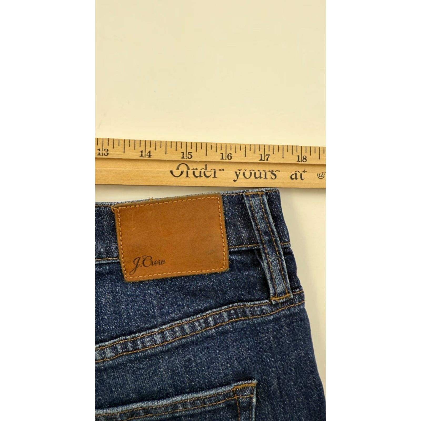 J.Crew J.Crew Jeans Women's 33 Low Waist Straight Leg Blue Denim 5-Pocket Regular Fit Size 24" / US 00 / IT 34 - 7 Thumbnail