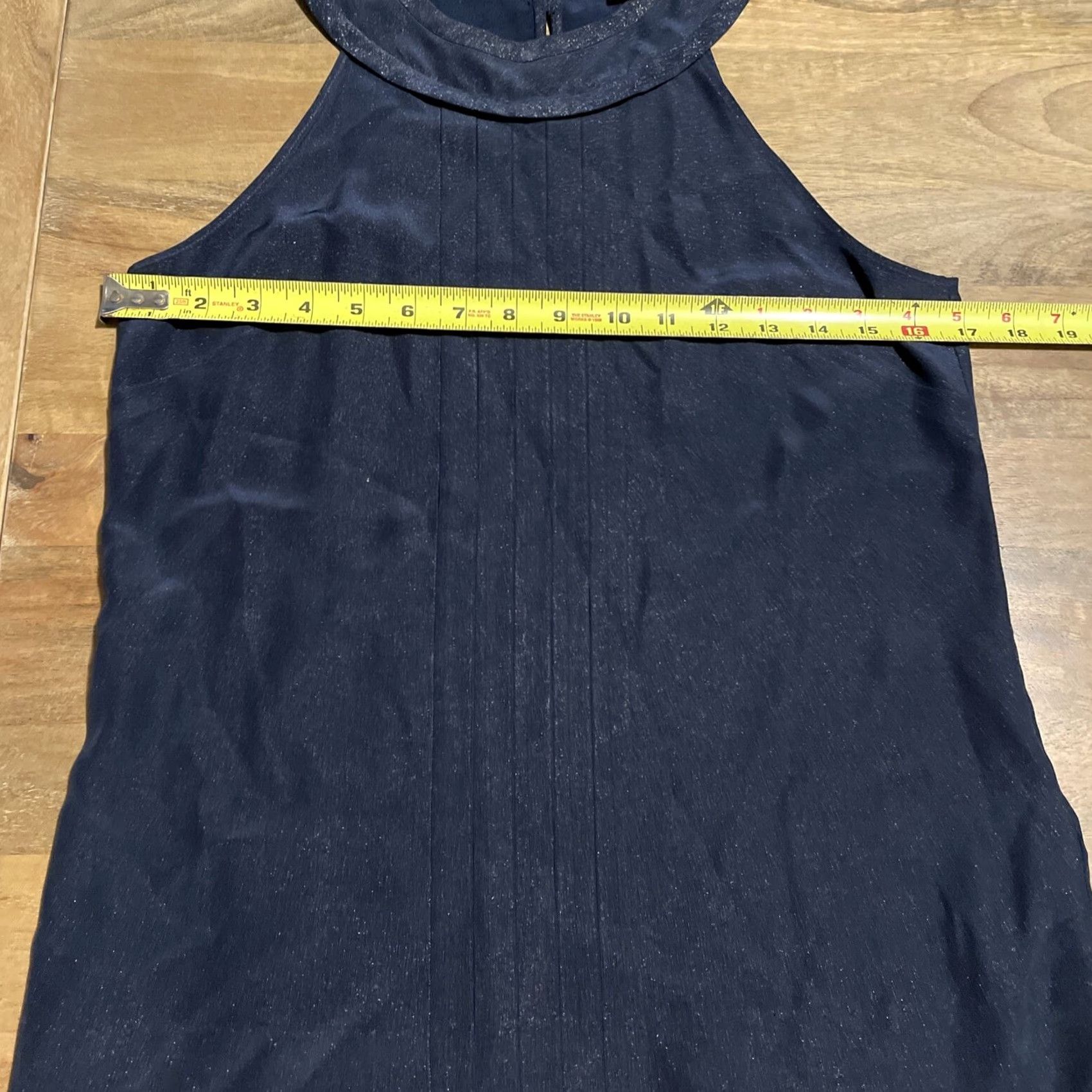 J.Crew J. Crew Tank Top Women’s 0 Navy Blue Silk Sleeveless Blouse Tank Top Size XS / US 0-2 / IT 36-38 - 5 Thumbnail