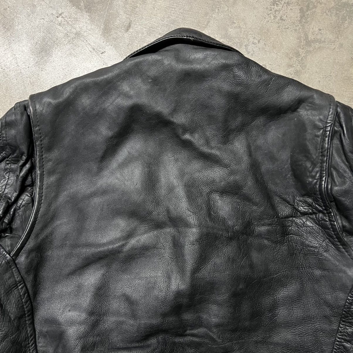 Vintage Vintage 80’s 🇺🇸 Motorcycle Black Leather Jacket Size US M / EU 48-50 / 2 - 8 Thumbnail