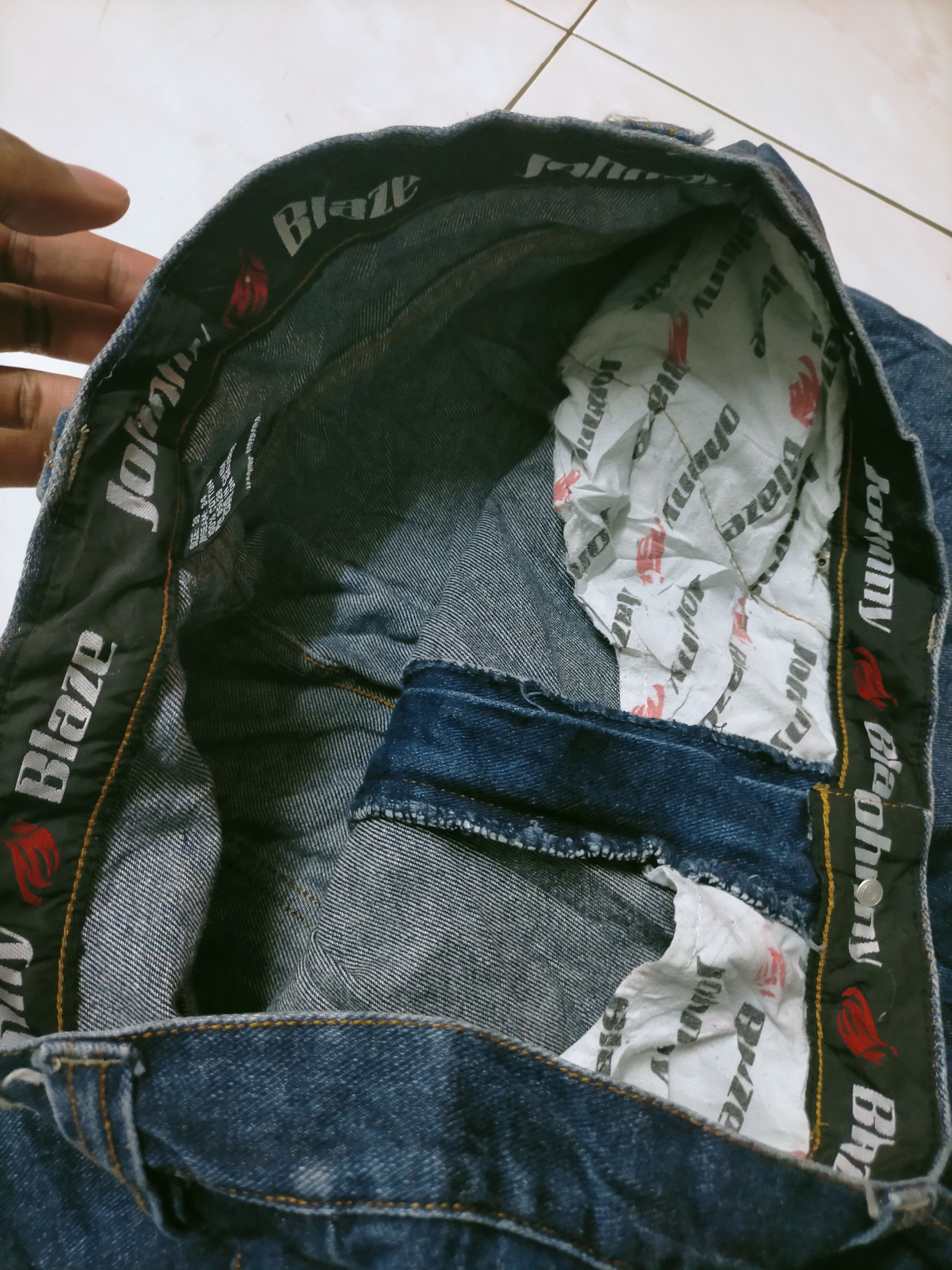 Southpole 🔥 Johnny Blaze Baggy Cargo Carpenter Jeans Size US 38 / EU 54 - 9 Thumbnail