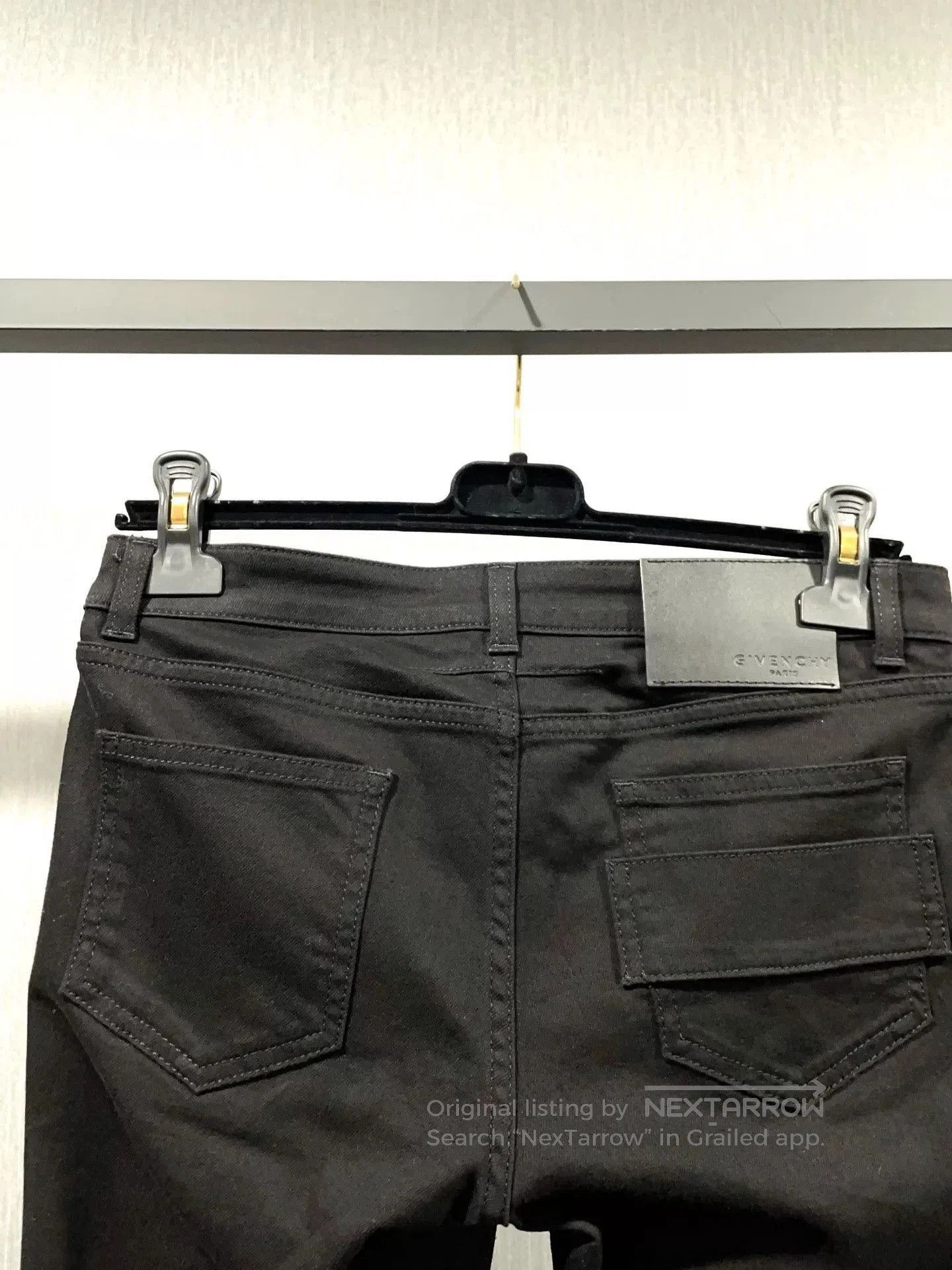 Givenchy GIVENCHY Black Zipper Design Skinny Jeans. Size US 38 / EU 54 - 8 Thumbnail