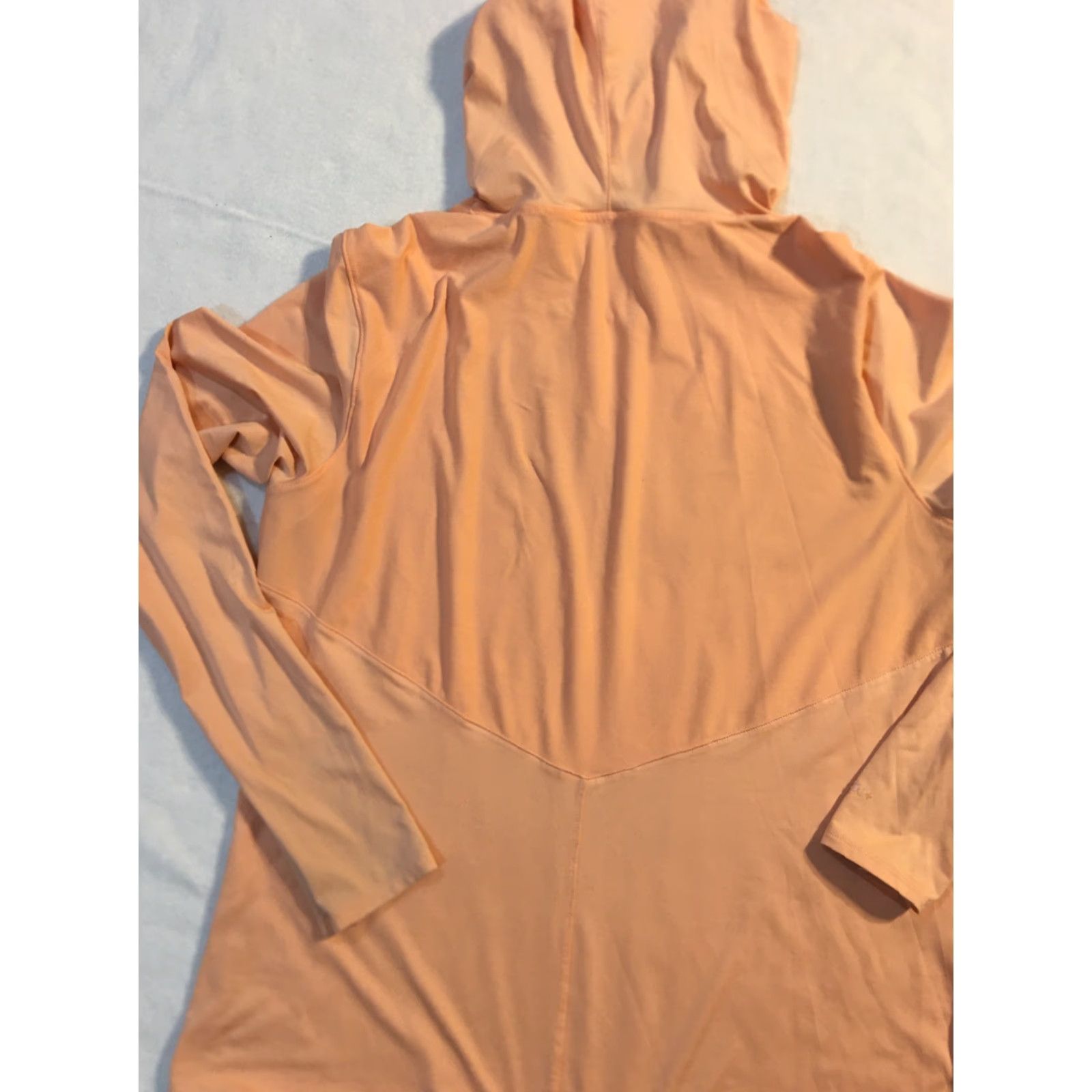 Under Armour Under Armour Hoodie Women XL Loose Lightweight Knit Henley Orange Mint /B3 Size XL / US 12-14 / IT 48-50 - 7 Thumbnail