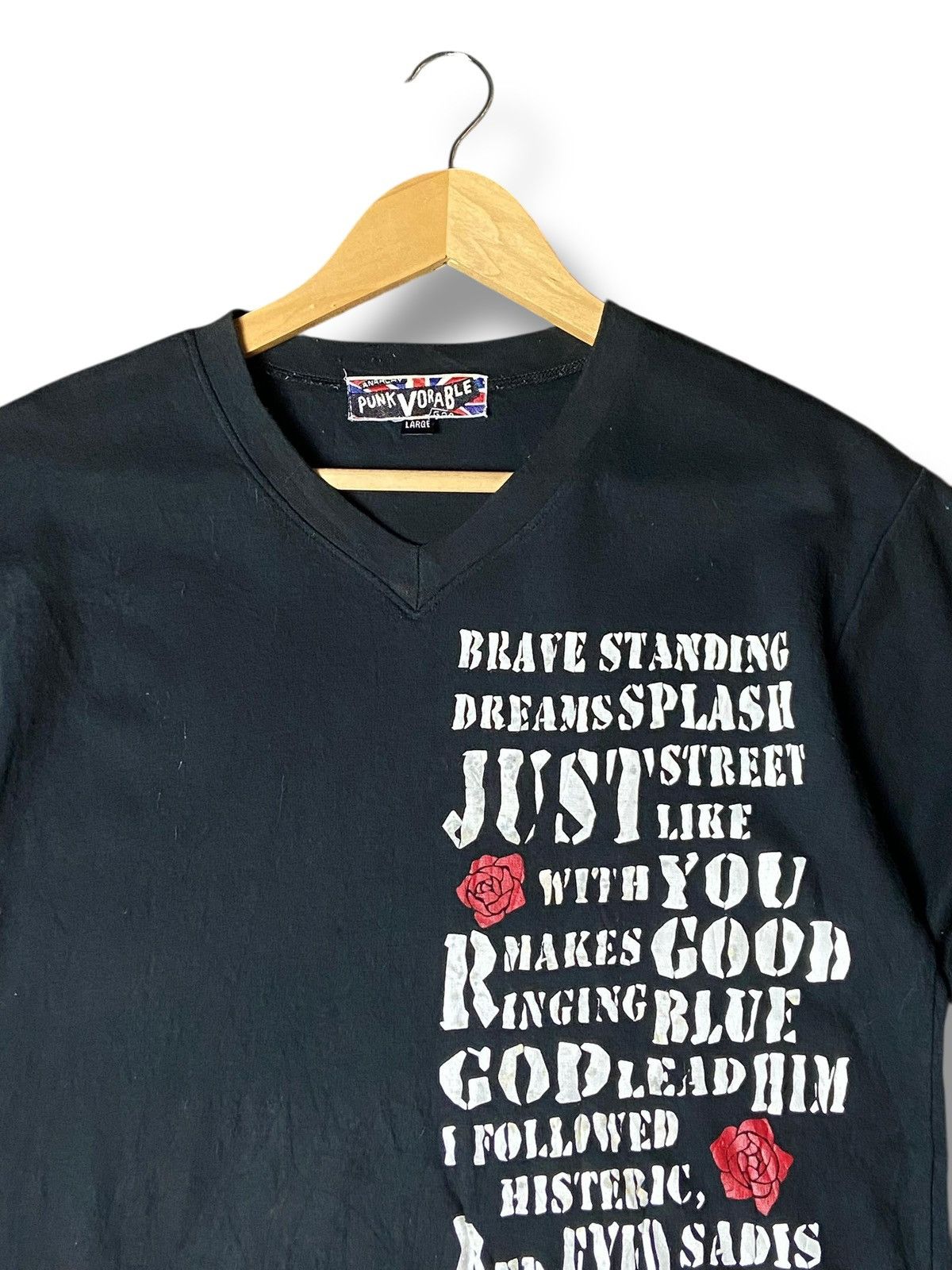 Seditionaries Punk Vorable Poems Printed Tees (143) Size US L / EU 52-54 / 3 - 2 Thumbnail