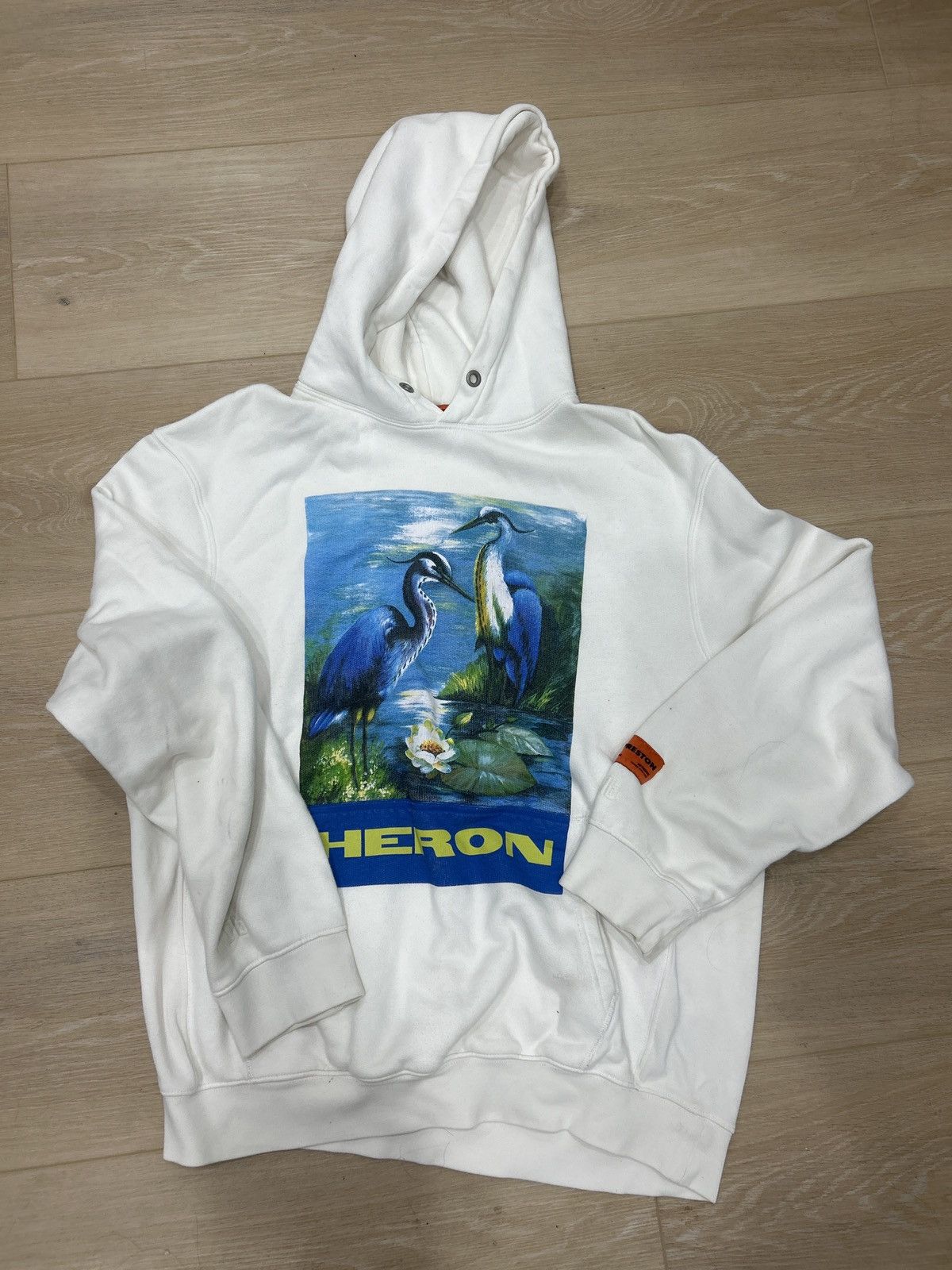 Heron Preston White preston heron hoodie Size US L / EU 52-54 / 3 - 2 Thumbnail