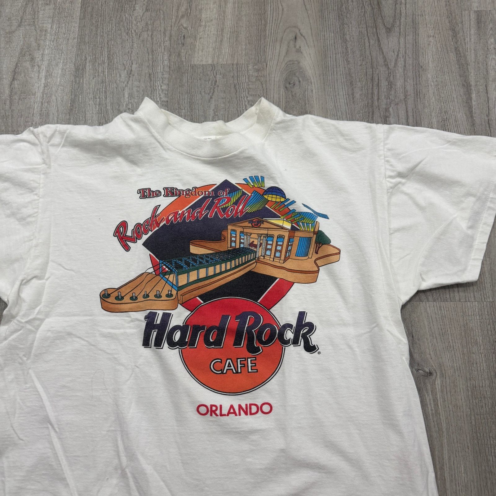 Hard Rock Cafe Vintage Hard Rock Cafe Orlando XL Kingdom of Rock and Roll Size US XL / EU 56 / 4 - 2 Thumbnail