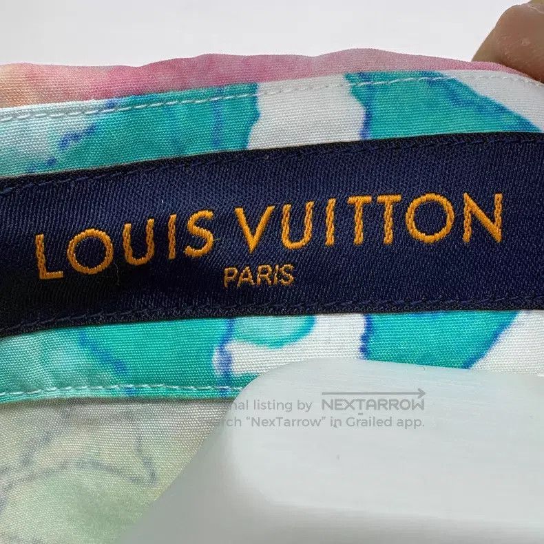 Louis Vuitton Louis Vuitton Colored ink three-flower short-sleeved shirt Size US M / EU 48-50 / 2 - 5 Thumbnail