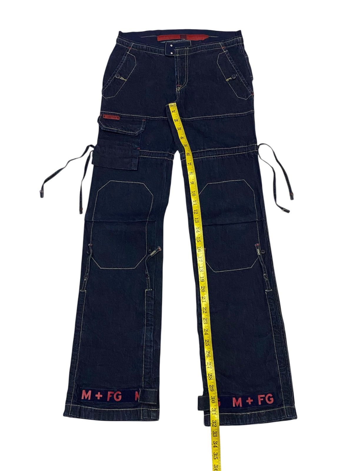 Marithe + Francois Girbaud Marithe Francois Girbaud Wide Leg Jeans Size 26" / US 2 / IT 38 - 15 Thumbnail