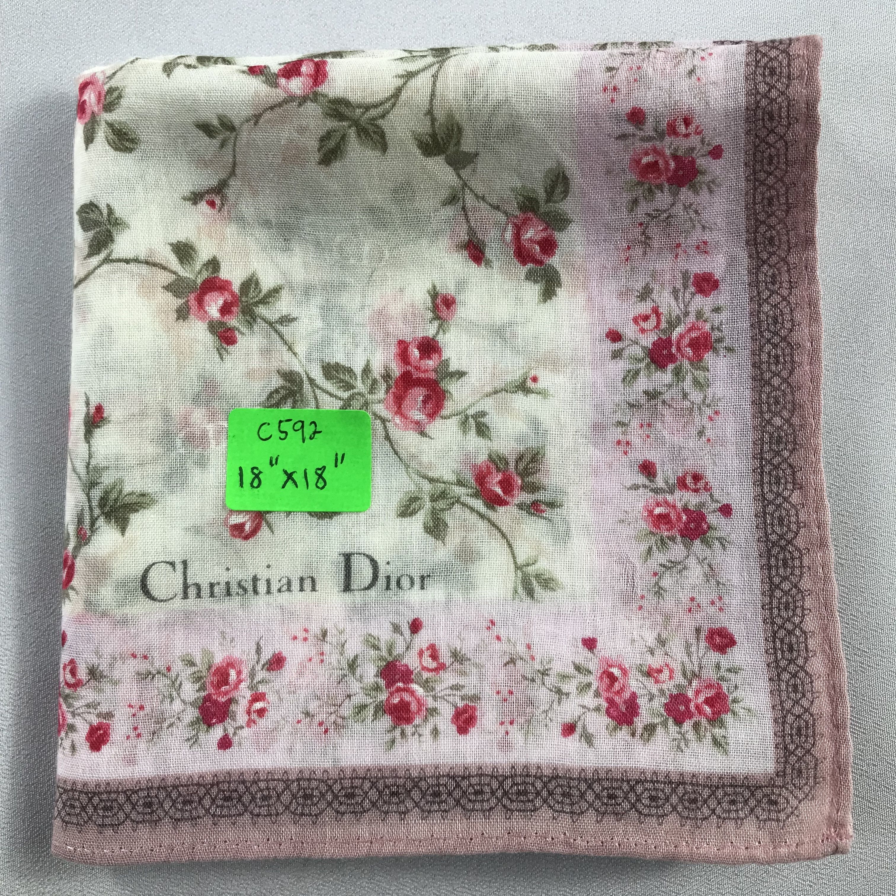 Vintage ChriSTIAN Dior Handkerchief / Bandana / Neckerchief C592 Size ONE SIZE - 7 Thumbnail