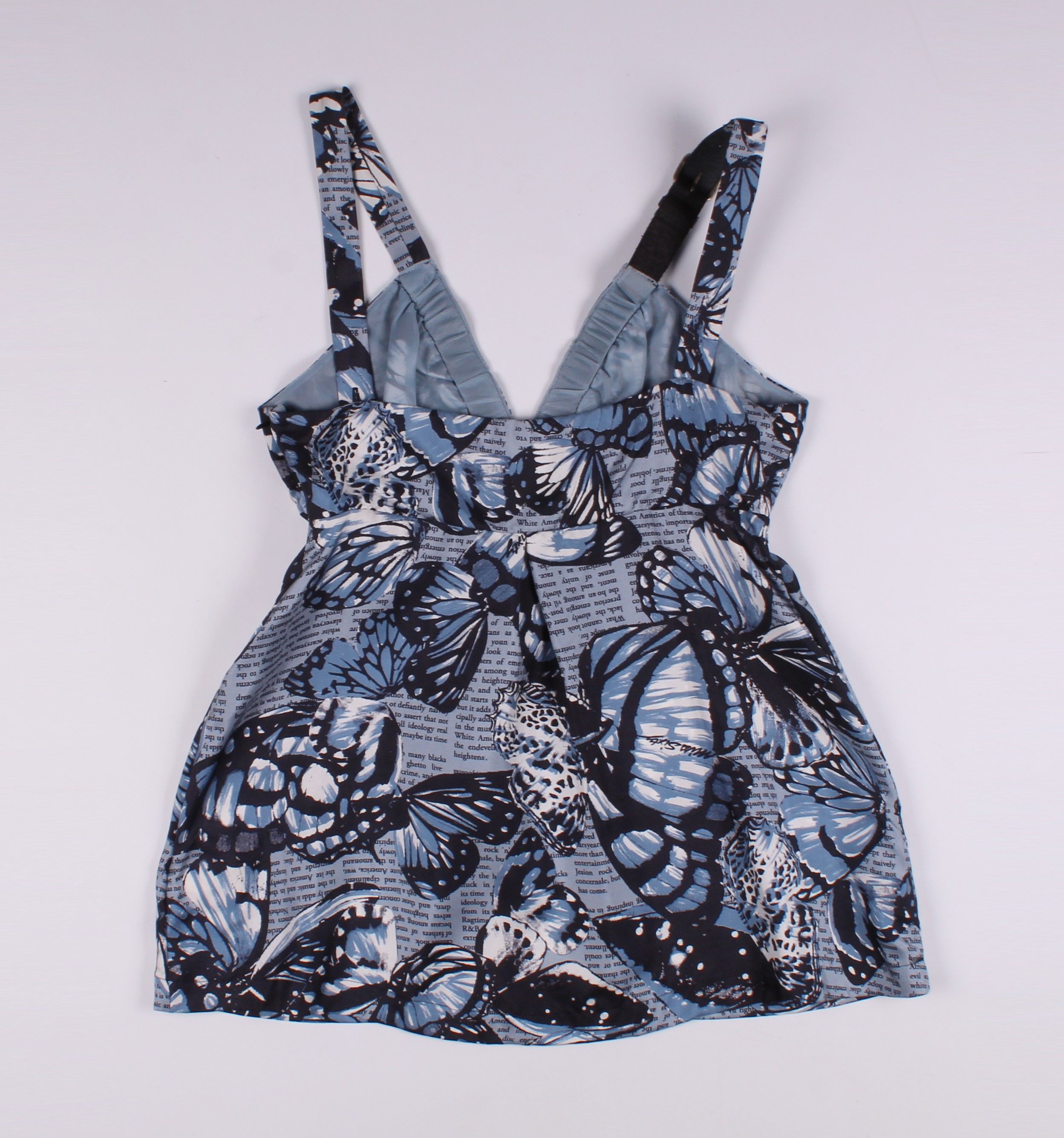 Miss Sixty × Vintage Vintage Miss Sixty Y2K Butterfly Printed Silk Top Blouse Size M / US 6-8 / IT 42-44 - 10 Thumbnail