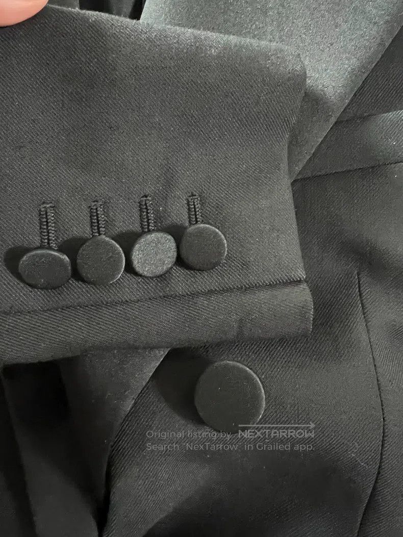 Saint Laurent Paris Saint Laurent Paris Classic Notched Lapel Suit Jacket i Size XS / US 0-2 / IT 36-38 - 6 Thumbnail