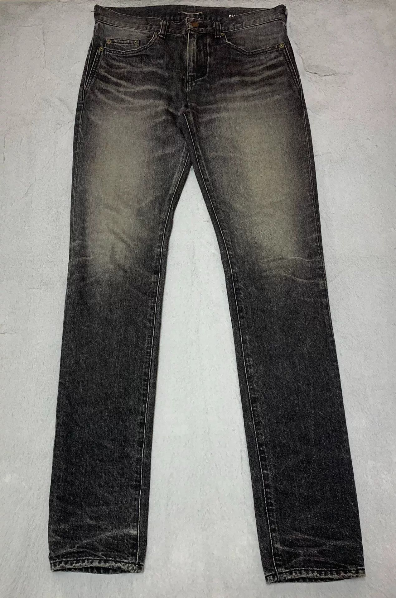 Saint Laurent Paris Saint Laurent Stonewashed Denim Pants Size US 29 - 1 Thumbnail